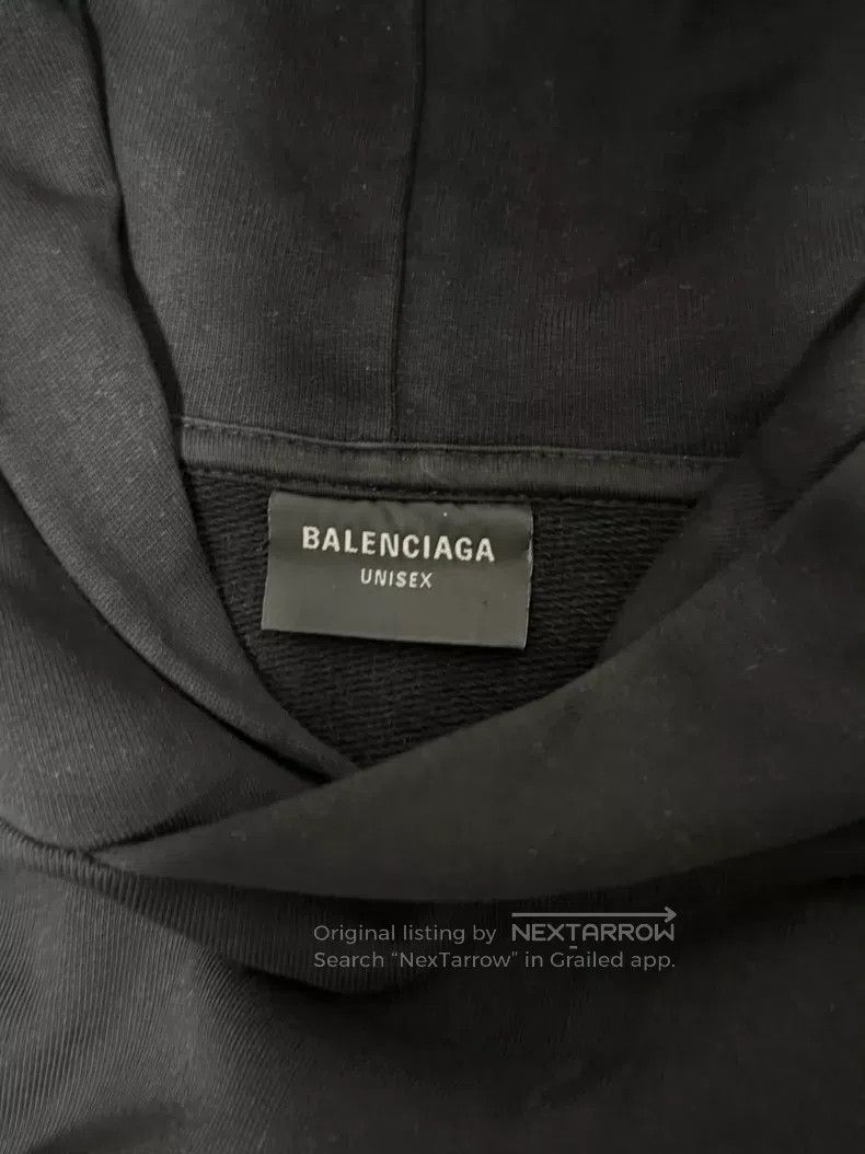 Balenciaga Balenciaga 23fw phantom overlap 3B black hooded sweatshirt Size US S / EU 44-46 / 1 - 3 Thumbnail