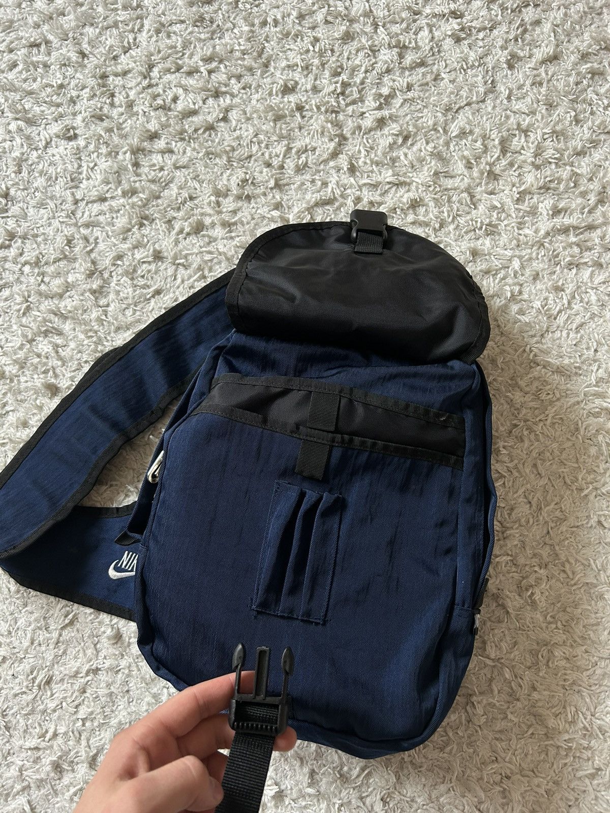 Nike × Vintage Nike vintage Slim Bag rare y2k rap Size ONE SIZE - 6 Thumbnail