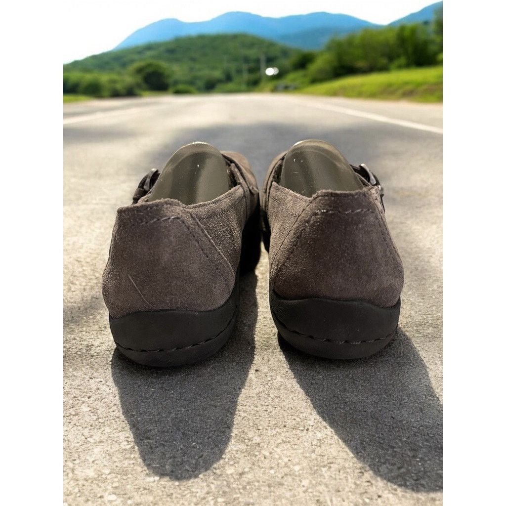 Croft & Barrow Women's Croft & Barrow Ortholite Gray Leather Suede Shoes Size US 8.5 / IT 38.5 - 6 Thumbnail