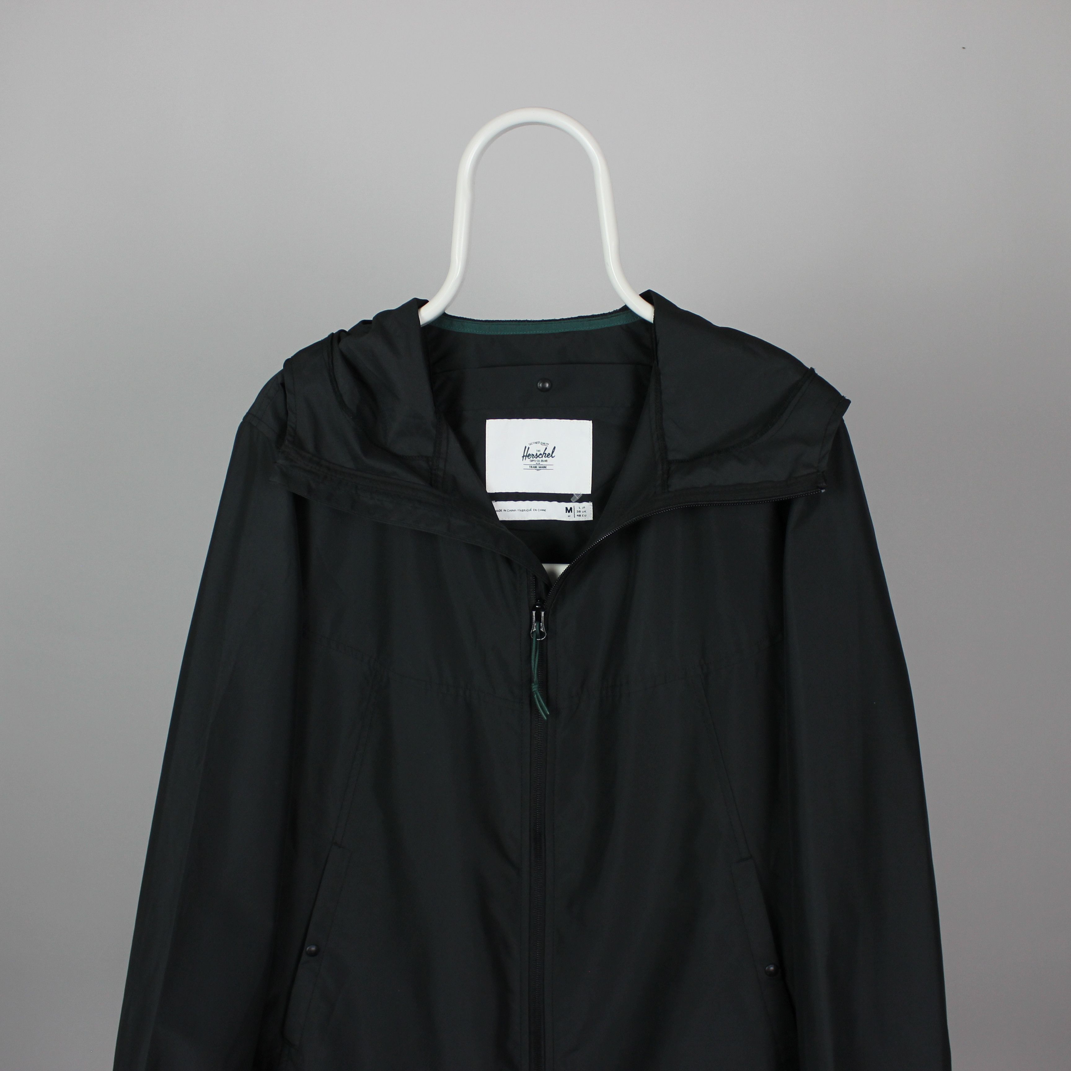 Herschel Supply Co. Herschel light jacket men cotton M black Size US M / EU 48-50 / 2 - 2 Thumbnail
