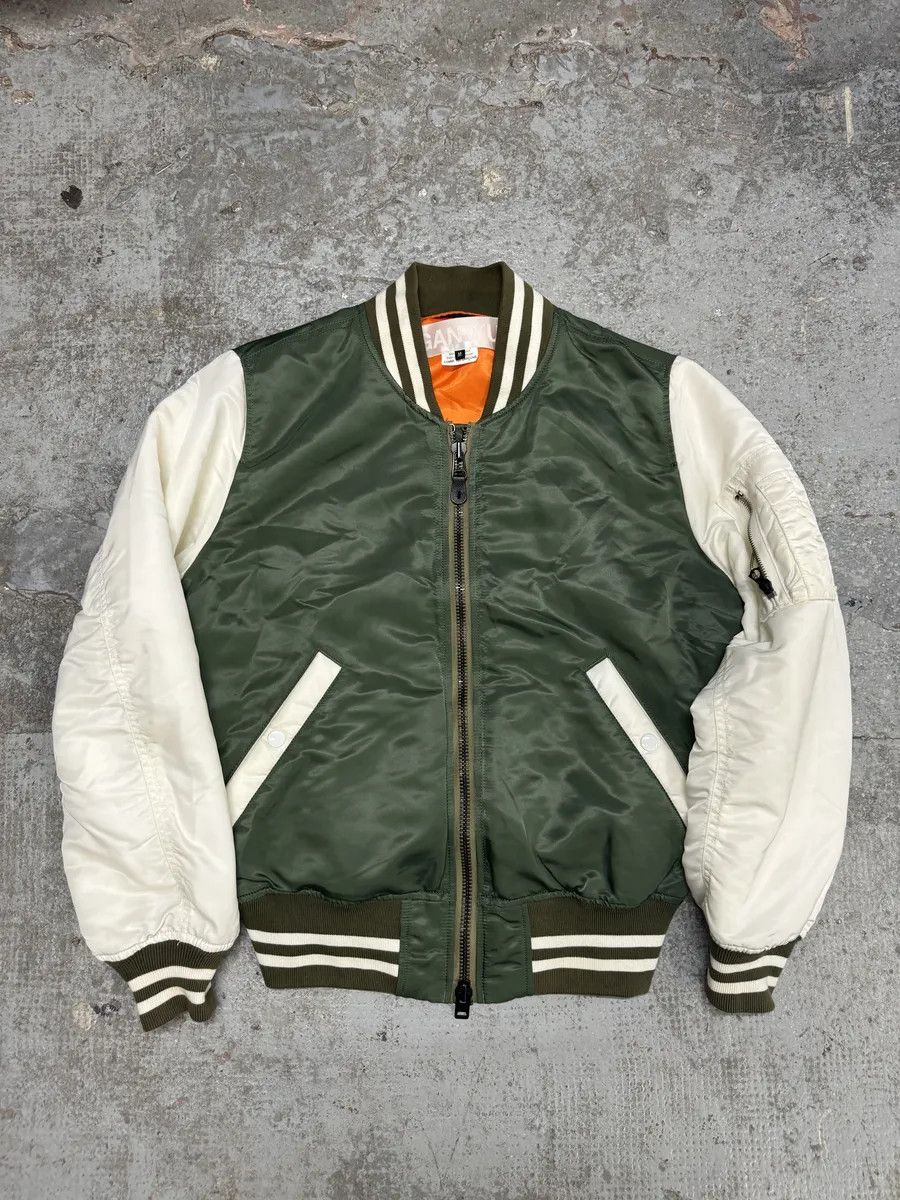 Comme des Garcons Comme des Garçons Ganryu White & Olive Bomber Jacket Size US S / EU 44-46 / 1 - 7 Thumbnail