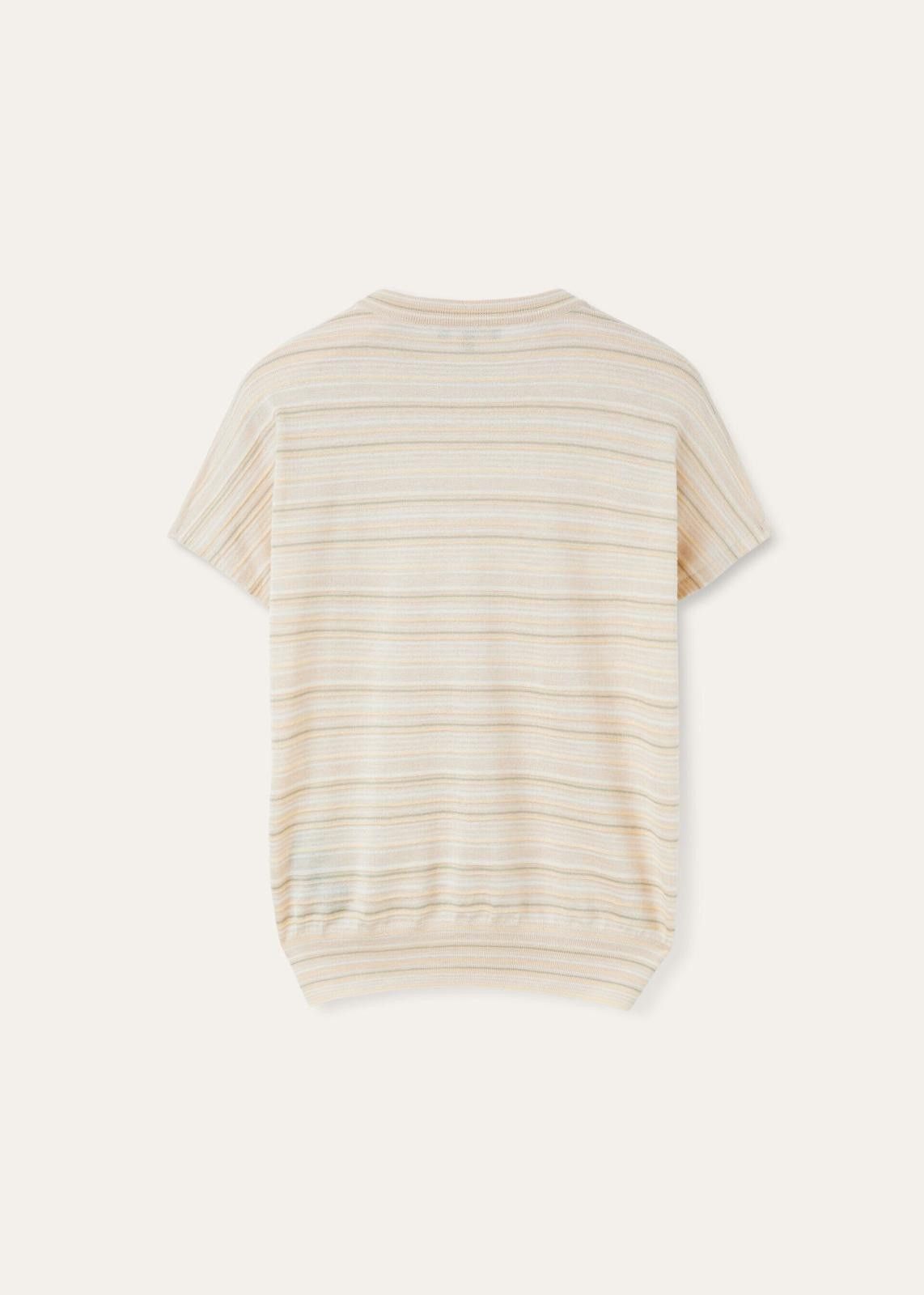 Loro Piana o1srvl11e0125 FAN6224 Mogami Short Sleeve Sweater Size XS / US 0-2 / IT 36-38 - 2 Thumbnail