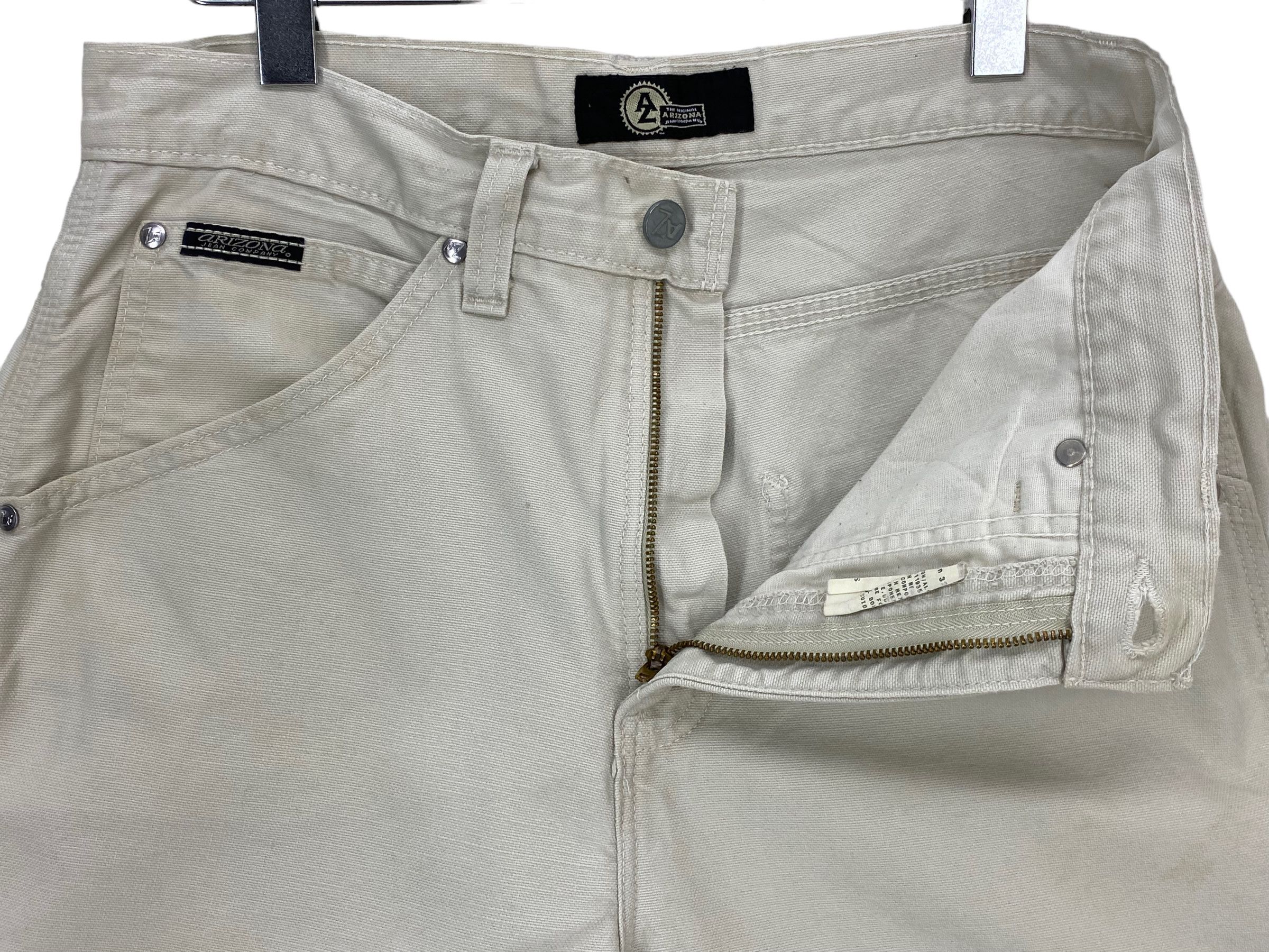 Japanese Brand Arizona Carpenter Jeans Hickory Skateboard Distressed Size US 32 / EU 48 - 13 Thumbnail