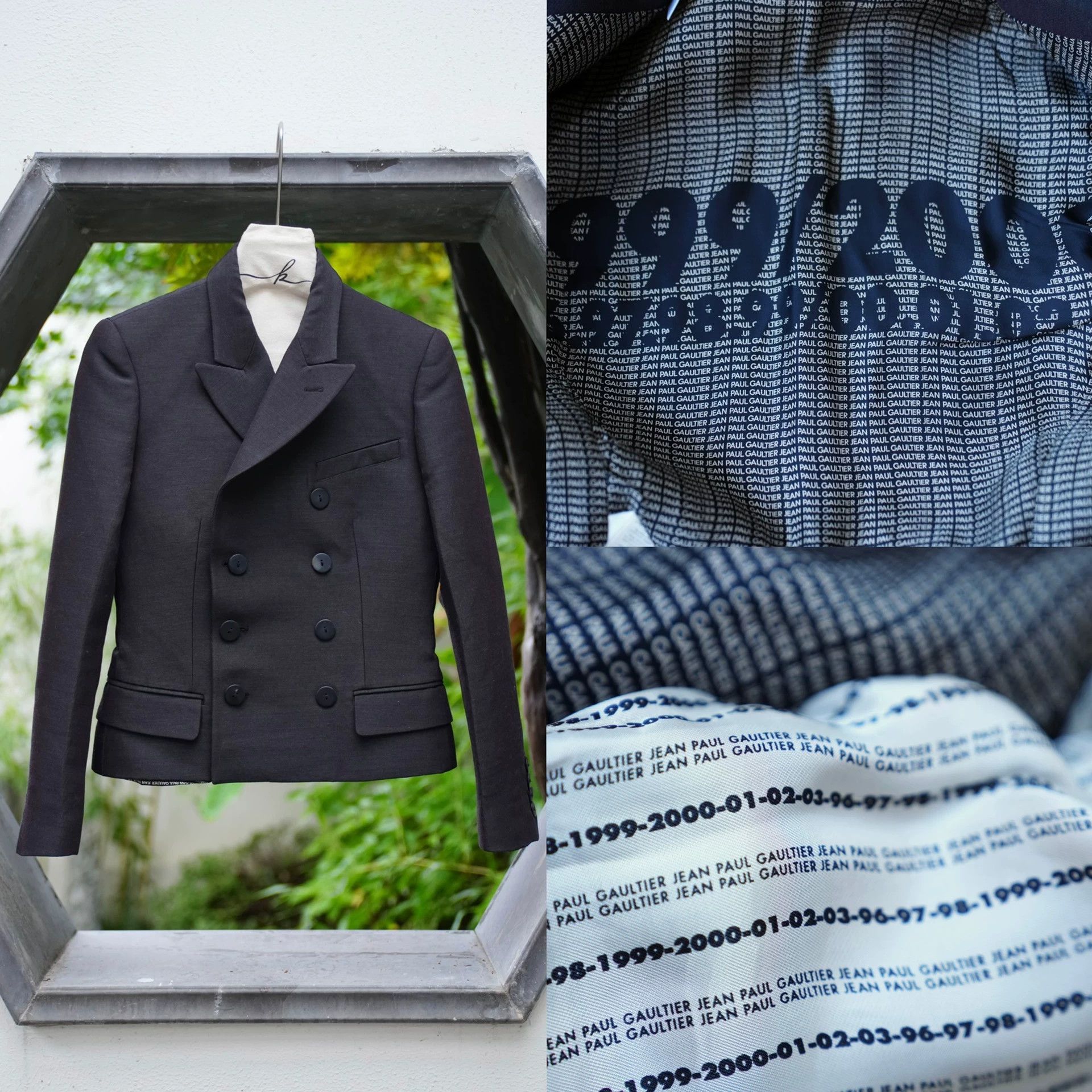 Jean Paul Gaultier JPG Wool Blend Iridescent Plum Reversible Blazer Italian S Size US S / EU 44-46 / 1 - 1 Thumbnail