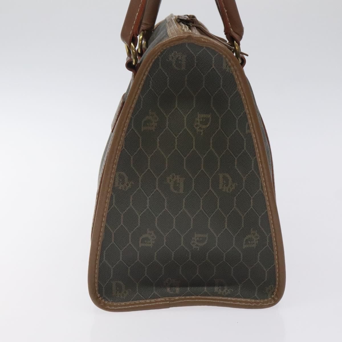 Dior DIOR Honeycomb Canvas Hand Bag Pvc Black Gold Size ONE SIZE - 5 Thumbnail