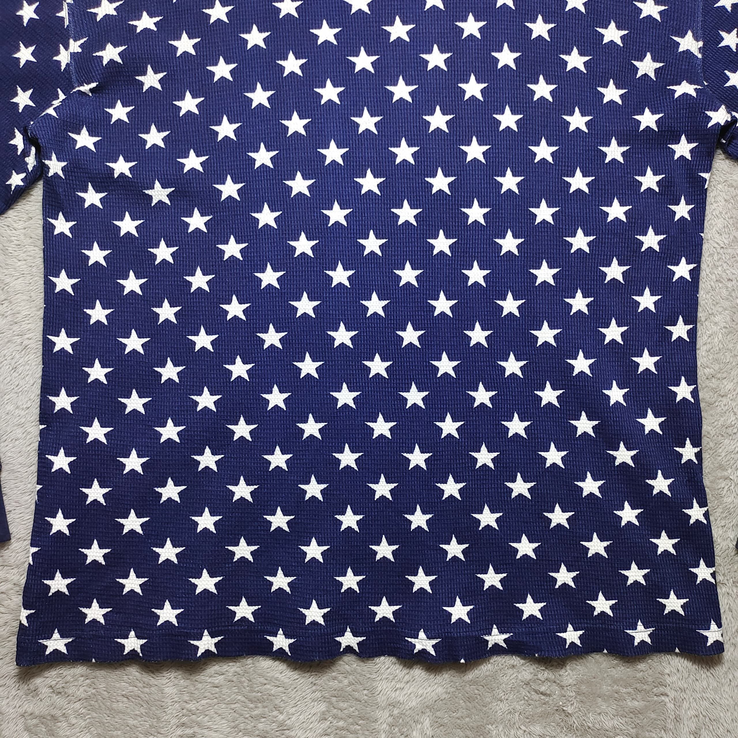 Beams Plus BEAMS STAR PRINT LONG SLEEVE T SHIRT Size US L / EU 52-54 / 3 - 4 Thumbnail