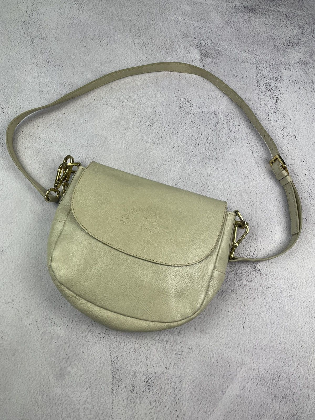 Mulberry Mulberry Leather Crossbody Bag 373140 Embossed Tree Logo Size ONE SIZE - 2 Thumbnail