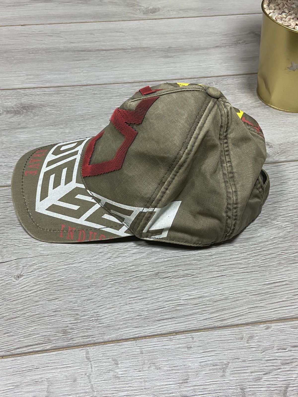 Diesel Diesel vintage avant-garde rare cap over print Size ONE SIZE - 6 Thumbnail