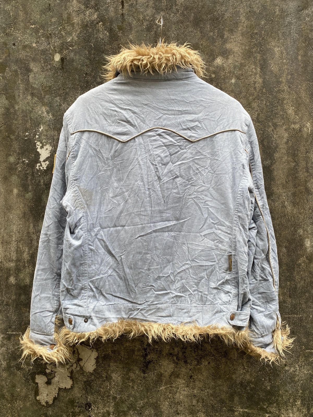14th Addiction × If Six Was Nine × Le Grande Bleu (L.G.B.) Liberty Bell Faux Fur Jacket LGB Style Size US L / EU 52-54 / 3 - 8 Thumbnail