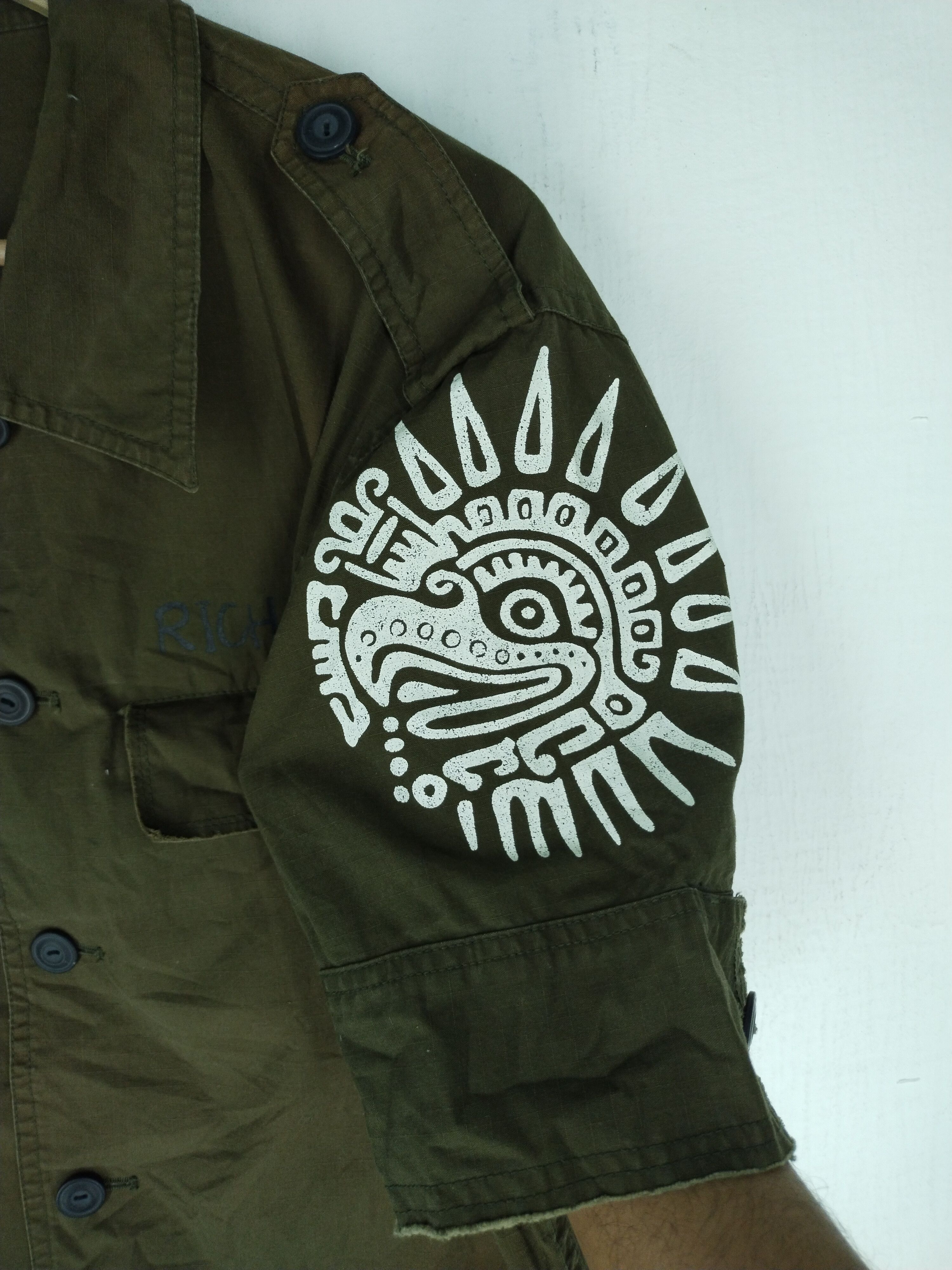 PPFM Vintage PPFM Worker Big Logo Left Sleeve Denim Jacket Size US L / EU 52-54 / 3 - 6 Thumbnail