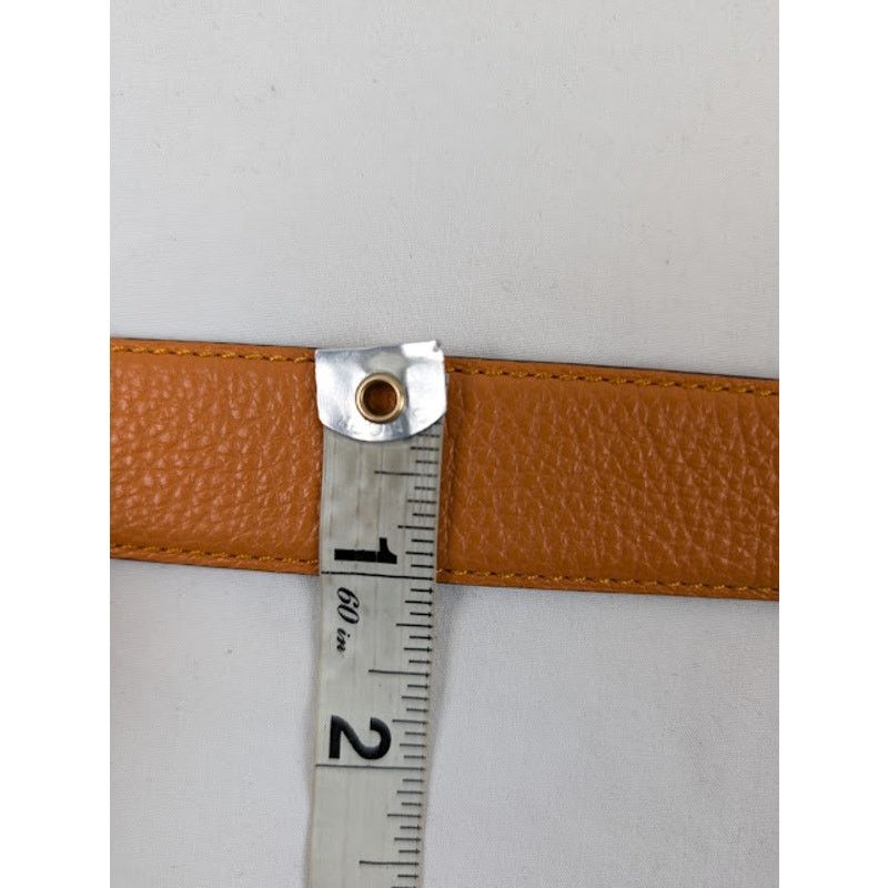 Amiri o1rshd1 Q:2 / Size: 95 / Pebbled Amiri Belt in Orange Size 38 - 8 Thumbnail