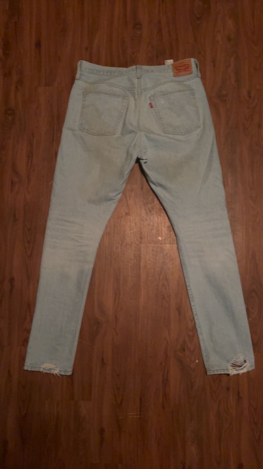 Levi's Levi’s 501 distressed straight jeans Size US 34 / EU 50 - 2 Thumbnail