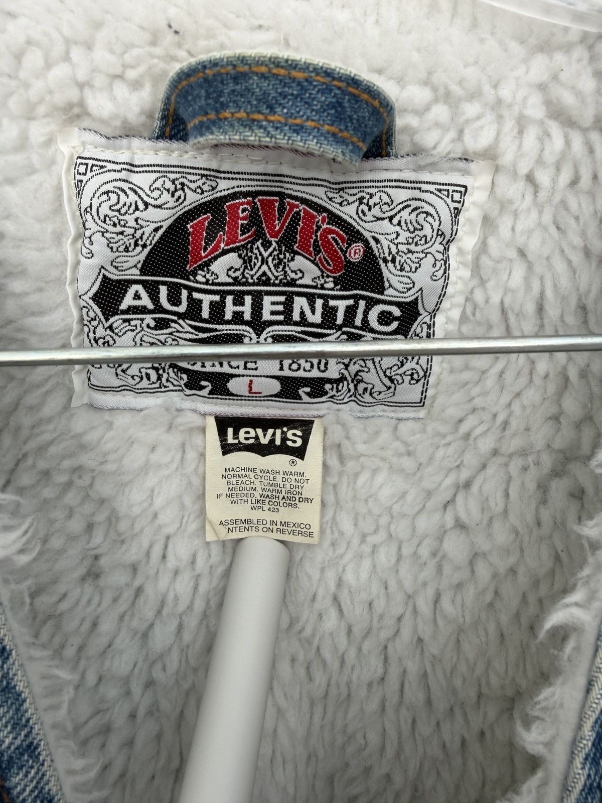 Levi's Vintage Clothing Levis vintage 90’s denim trucker vest Size US L / EU 52-54 / 3 - 4 Thumbnail