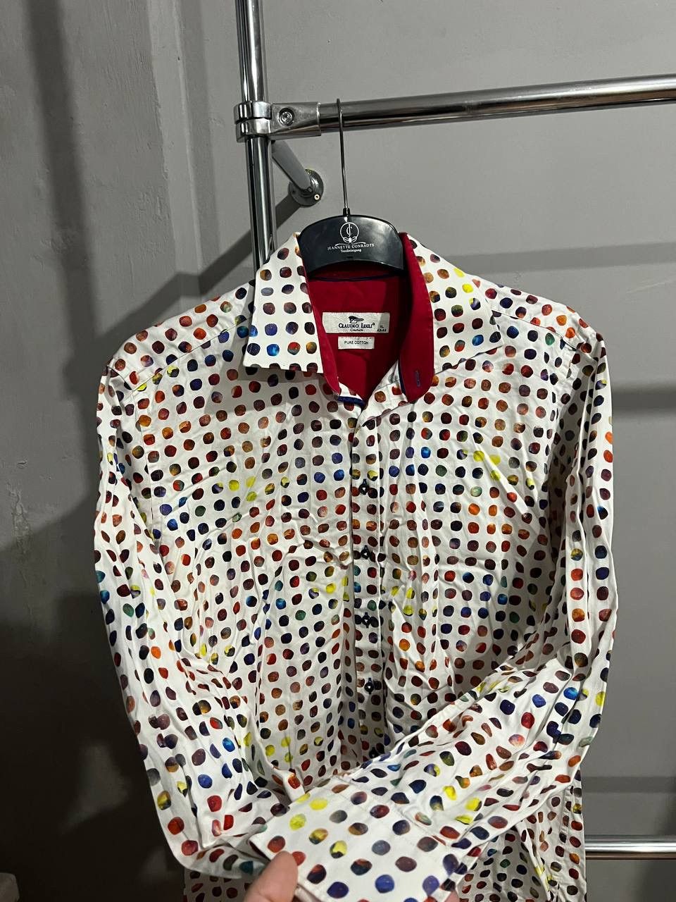 Other CLAUDIO LUGLI COUTURE CLASSIC WHITE PURE COTTON SHIRT XL Size US XL / EU 56 / 4 - 8 Thumbnail