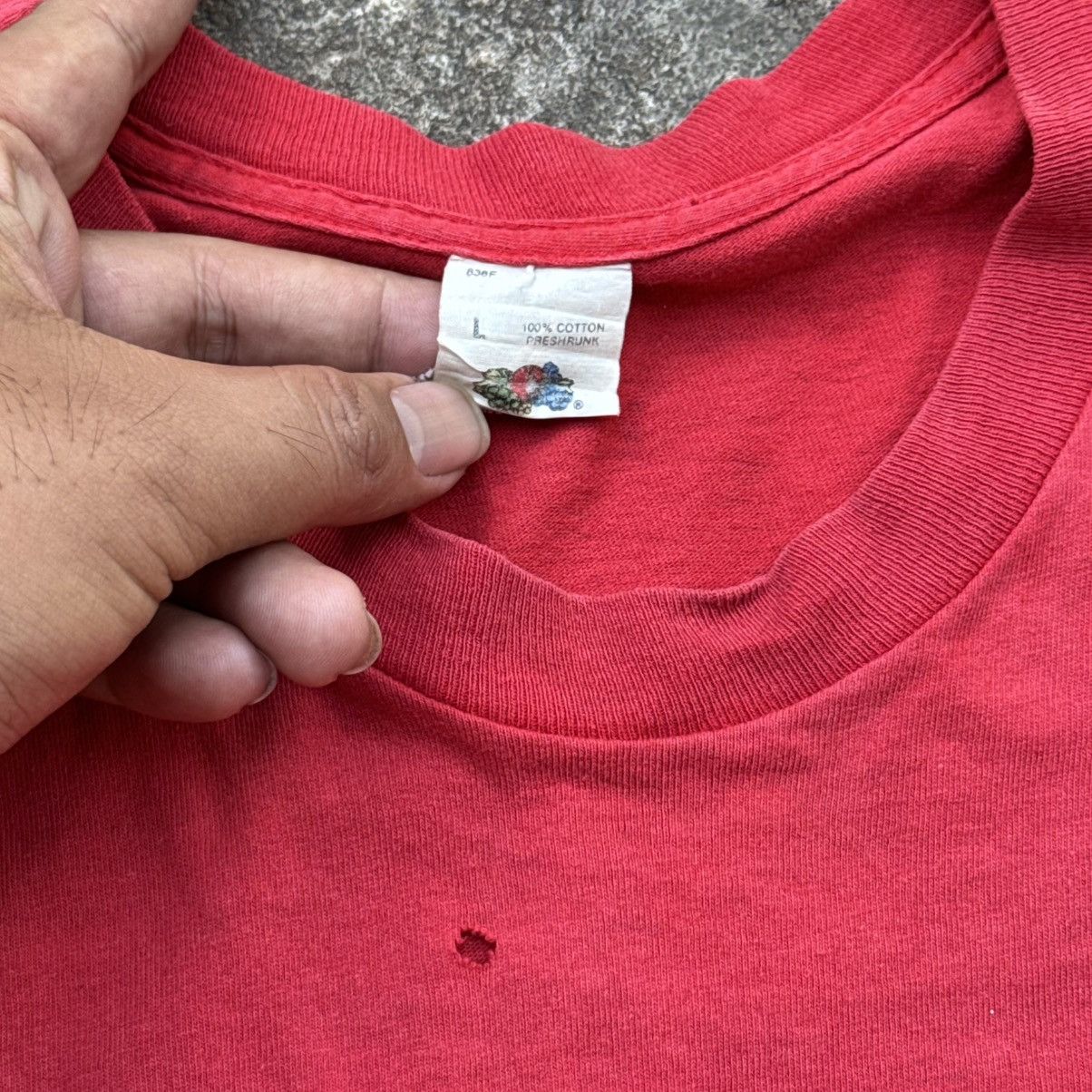 Vintage Pocket Tees Faded Trashed Vintage Fruit Of The Loom Size US L / EU 52-54 / 3 - 4 Thumbnail