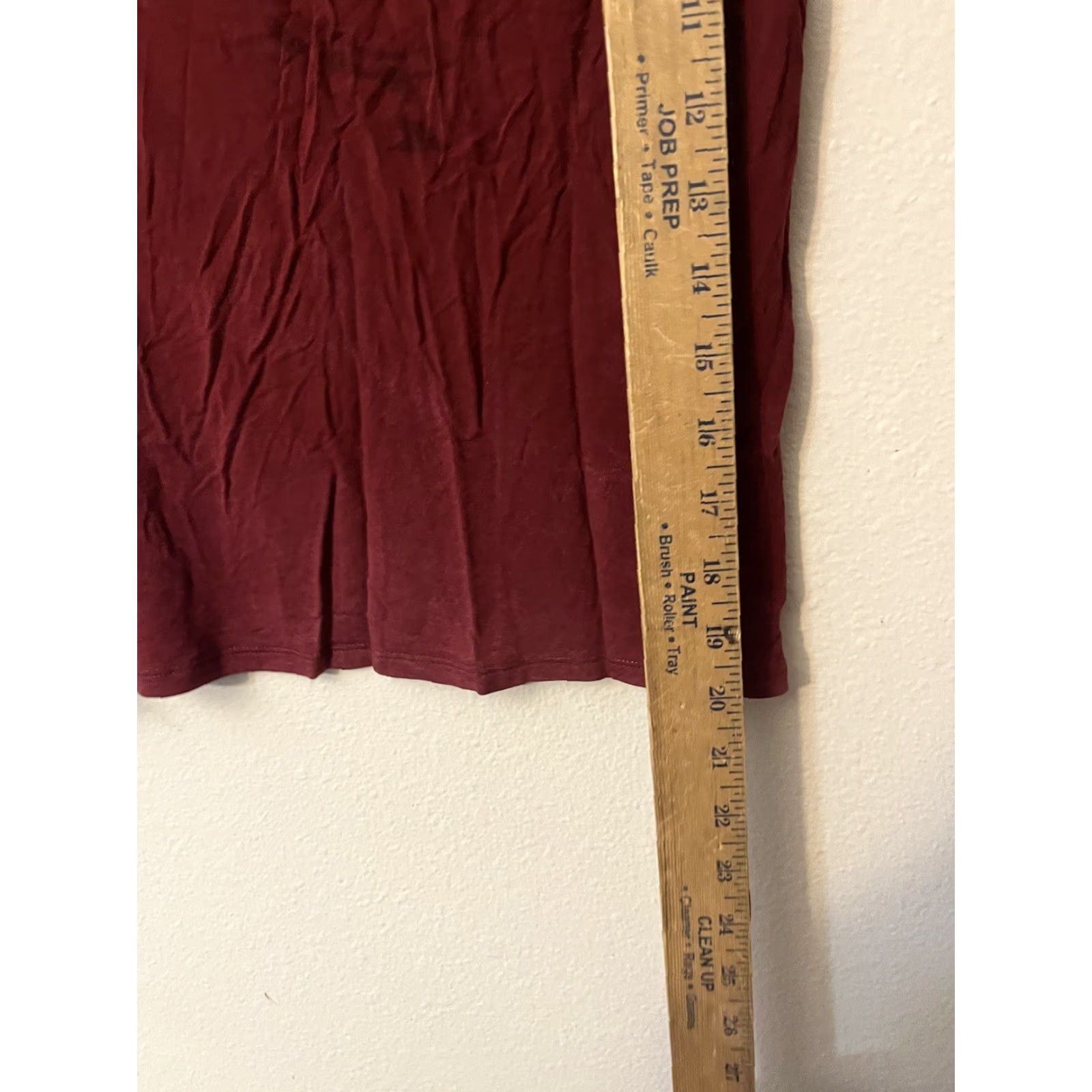 American Eagle Outfitters American Eagle Soft & Sexy Crew Neck Red Solid Short Sleeve T-Shirt XS Girls Womens Teen? Size XS / US 0-2 / IT 36-38 - 5 Thumbnail
