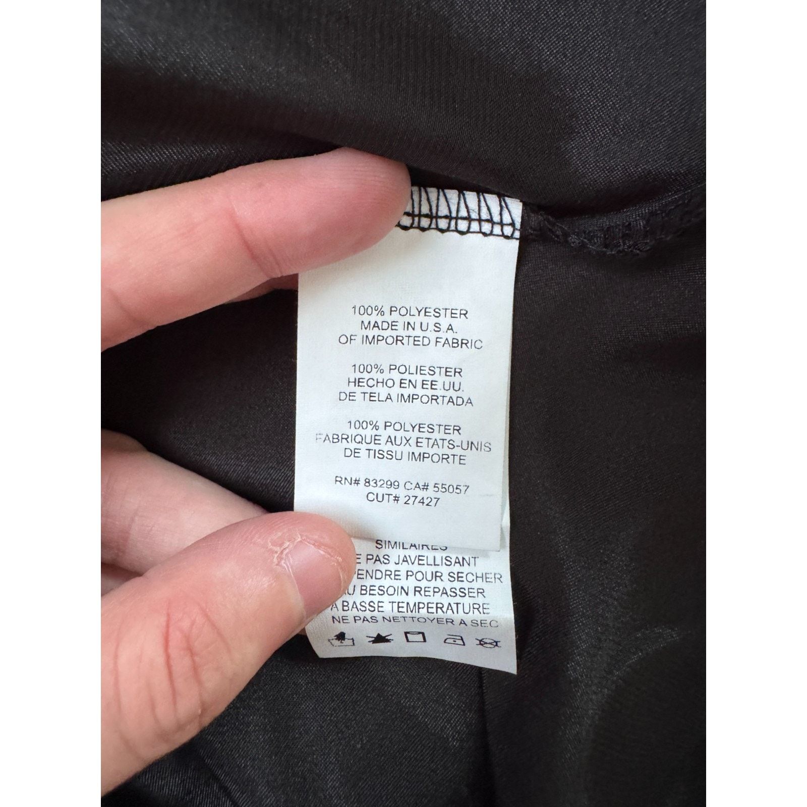 Bebe Bebe Dress 3X Black Slip Midi Cowl Neck Satin Style Size 3XL / US 20-22 - 12 Thumbnail