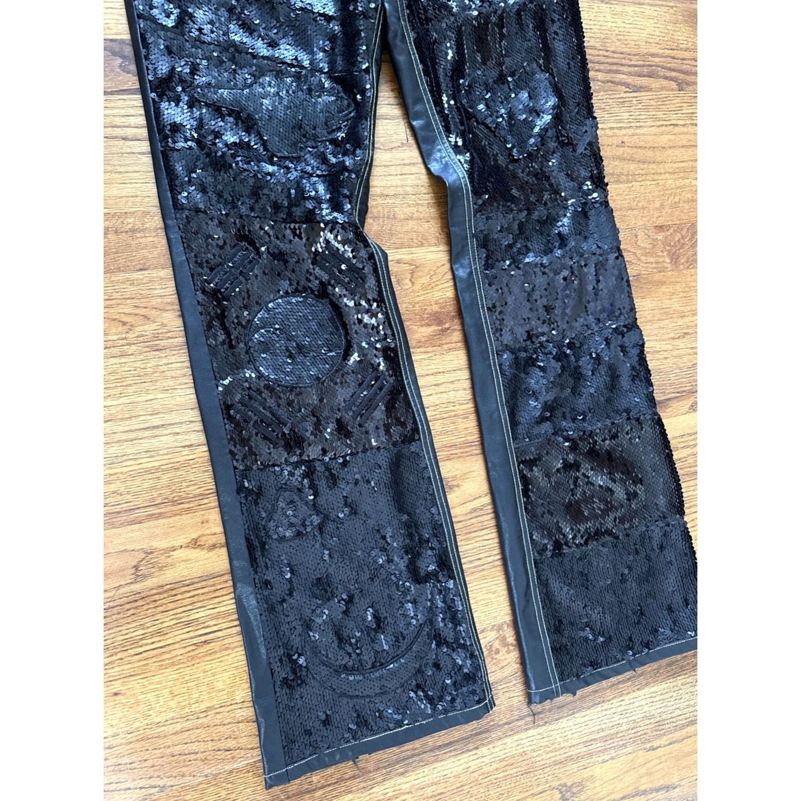 Vintage When Smoke Clears WSC Sequin Pants Men’s Size 38 Regular 32in Inseam Black Chino Pants Mens Sequin Size US 38 / EU 54 - 3 Thumbnail