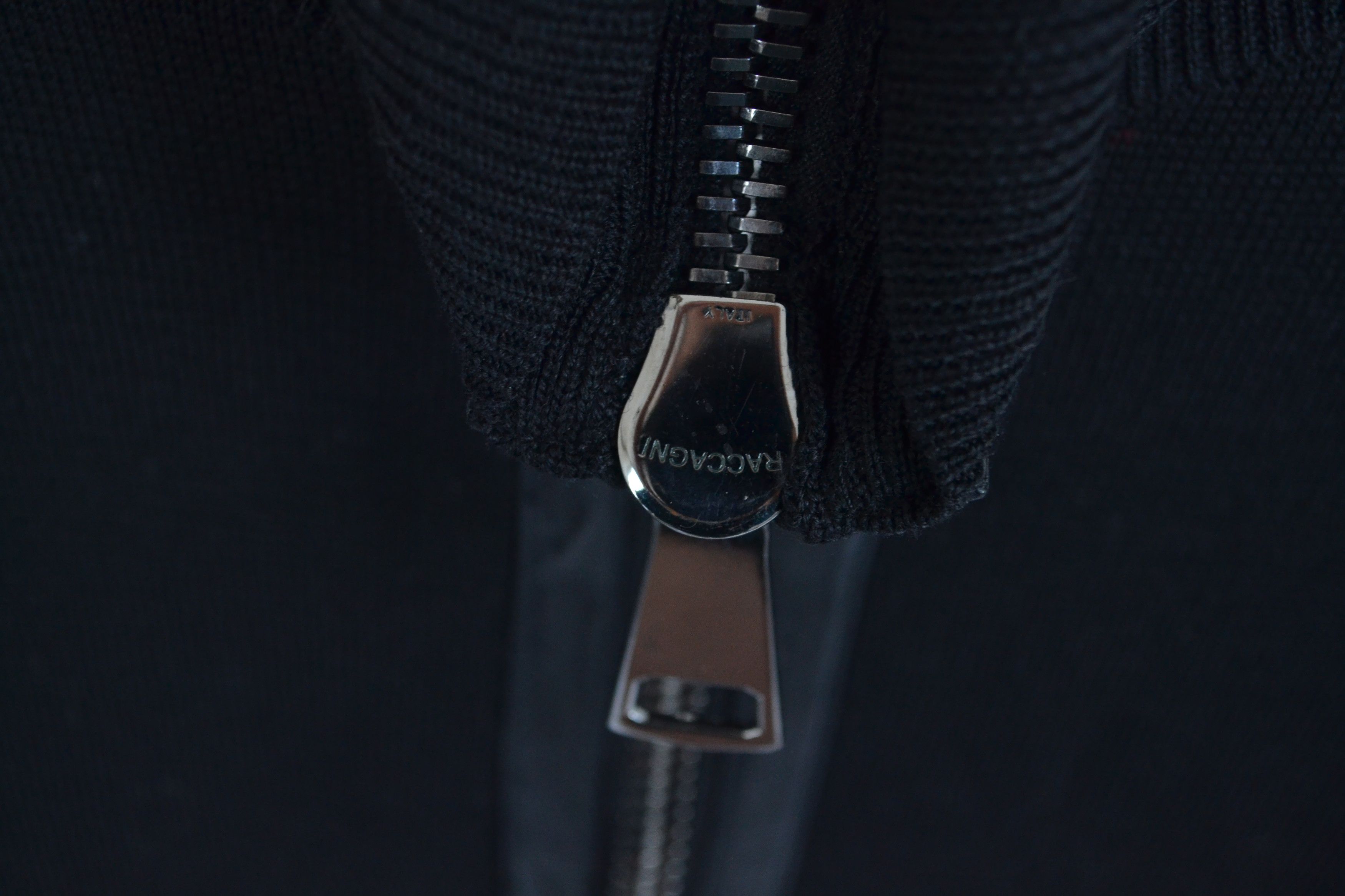 Les Hommes LES HOMMES Sweater Wool Knit Zip Metal Jumper Leather Size US M / EU 48-50 / 2 - 9 Thumbnail