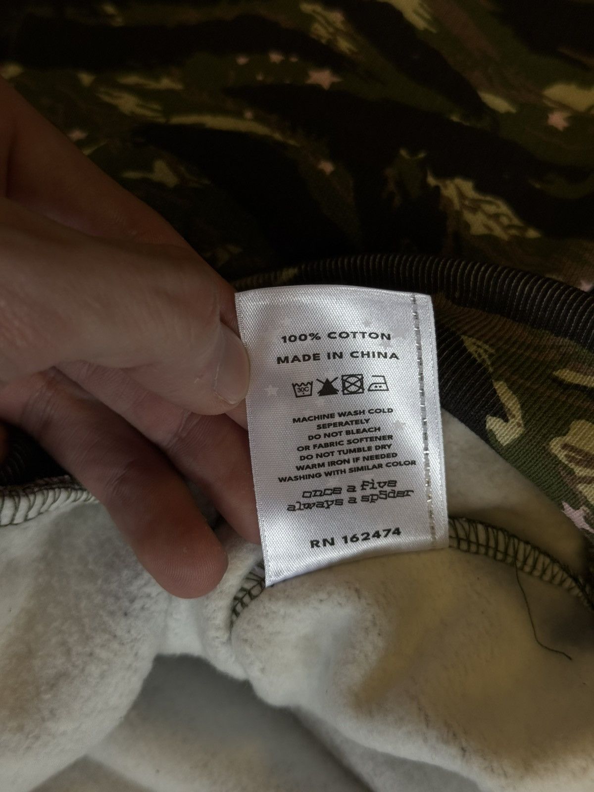 Sp5der Sp5der Worldwide Green Camo Hoodie Size M (NEW) Size US M / EU 48-50 / 2 - 8 Thumbnail