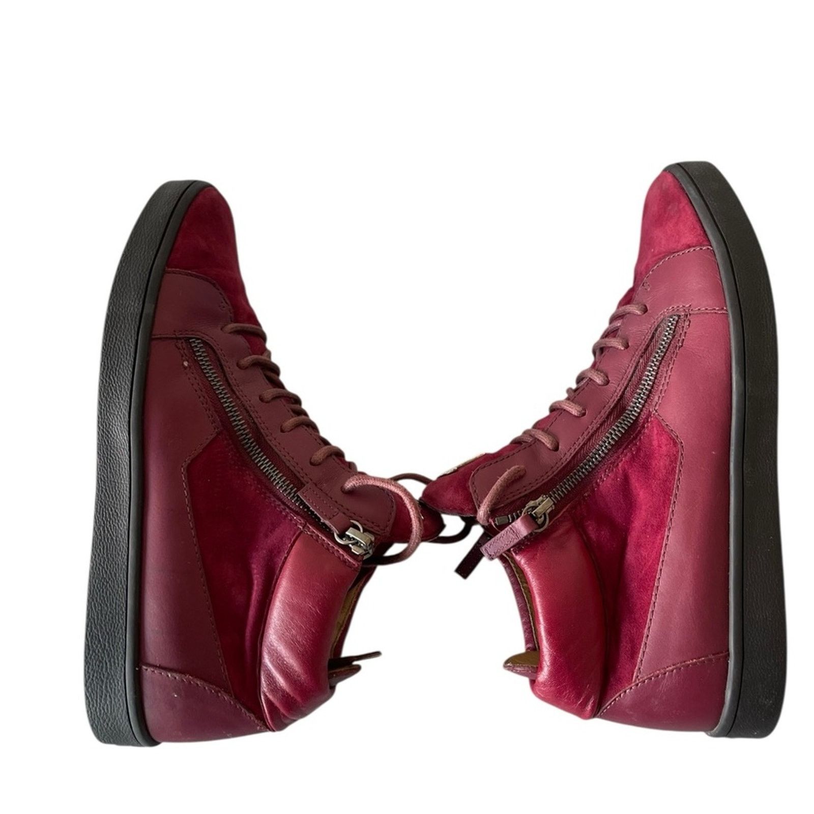 Giuseppe Zanotti GIUSEPPE ZANOTTI Breks Mid-Top Sneakers Size:39.5/US:9 Size US 9 / IT 39 - 4 Thumbnail