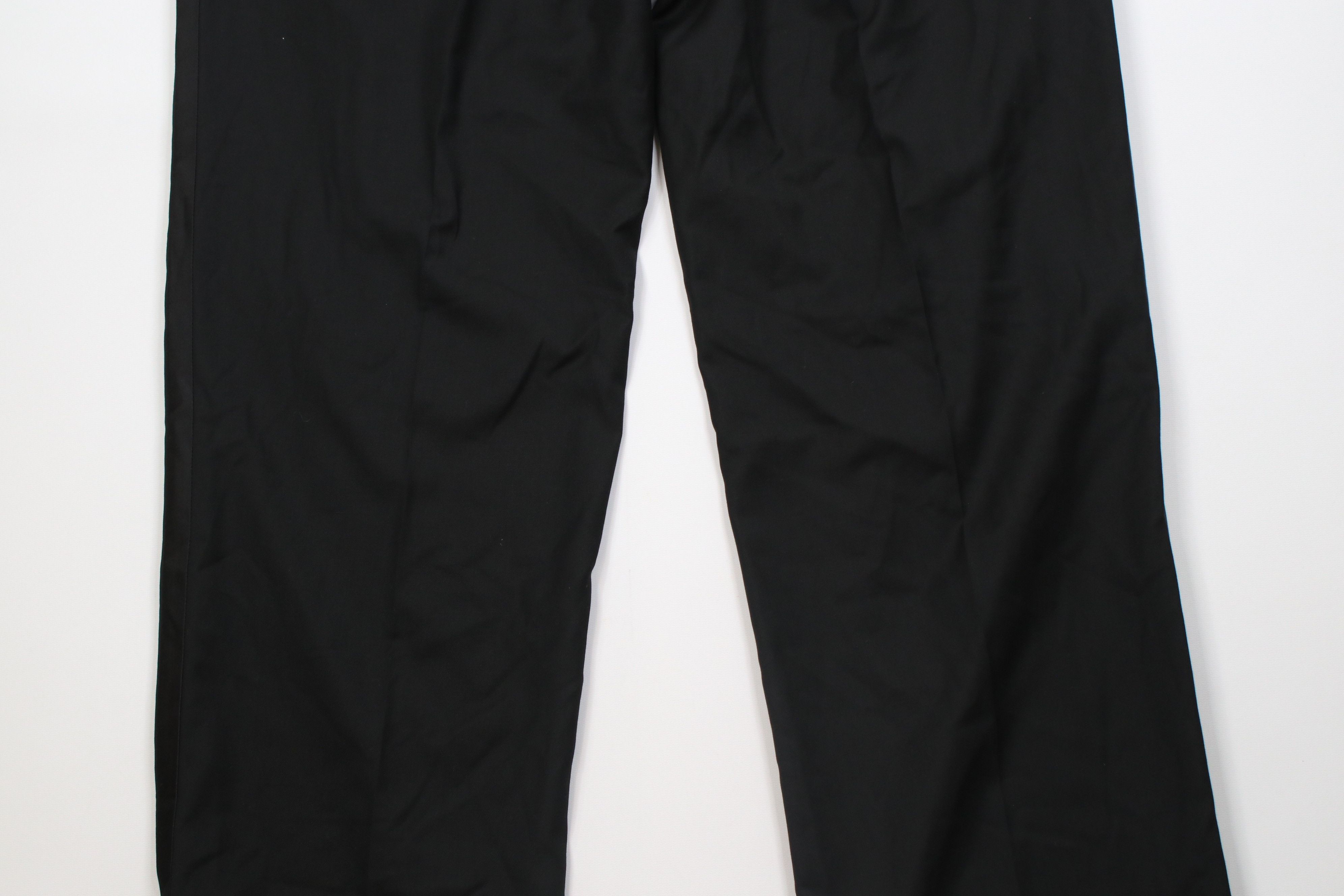 Vintage Vintage 90s Streetwear Wide Leg Tuxedo Chino Pants Black Size US 40 / EU 56 - 11 Thumbnail