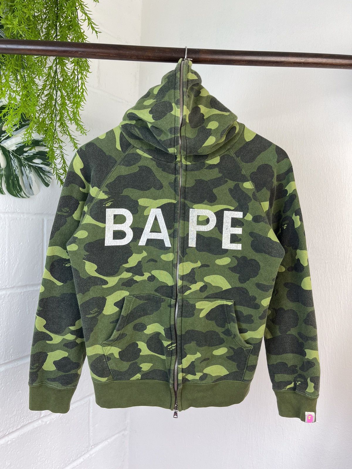 Bape × Nigo Bape 1st Green Camo Full Zip Hoodie Size XS / US 0-2 / IT 36-38 - 3 Thumbnail