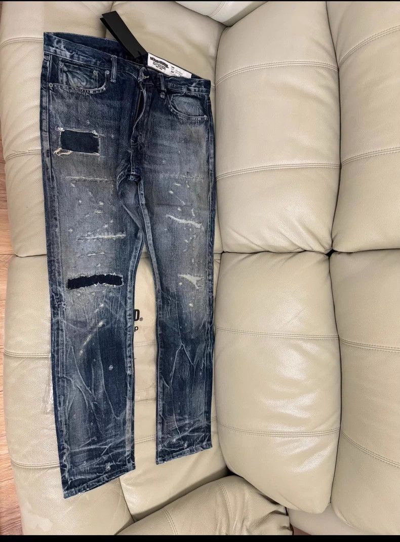 Neighborhood Neighborhood Bullet Distressed Denim Jeans Size US 33 - 1 Thumbnail