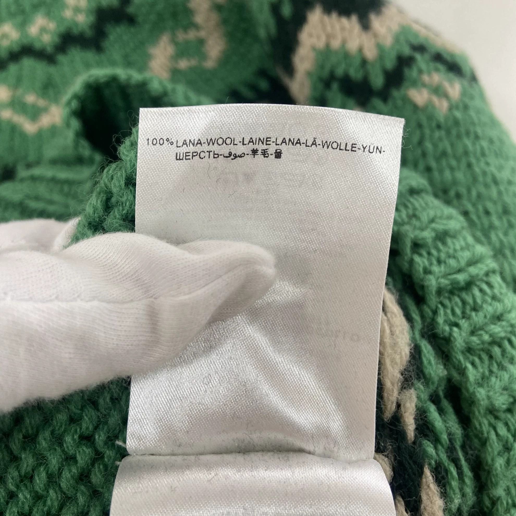 Moncler Moncler Green Knit Sweater L 6355 Size L / US 10 / IT 46 - 7 Thumbnail