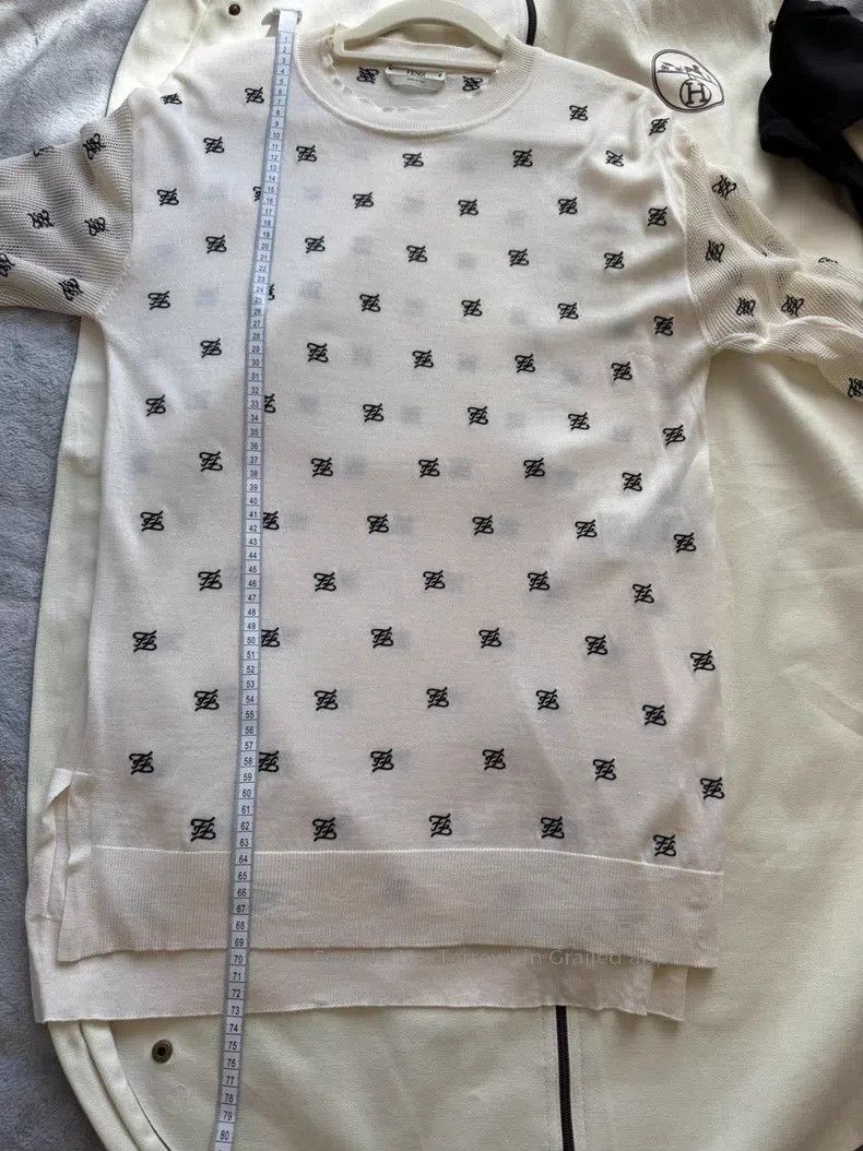 Fendi Fendi Sweater, Silk and Wool Fabric with Heavily Embroider Size XXS / US 00 / IT 34 - 7 Thumbnail