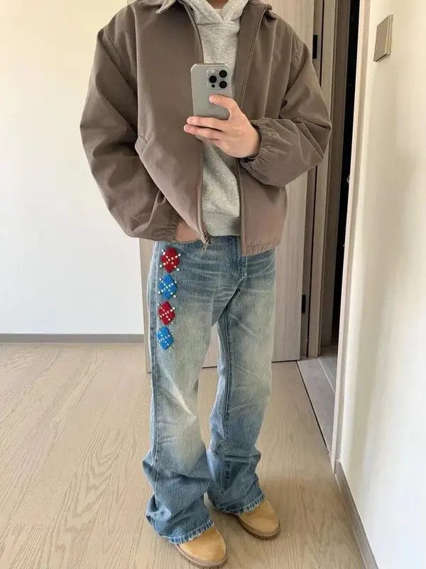 Jean Fujita x Mari Vintage Blue Jeans Street Style Size US 33 - 7 Thumbnail