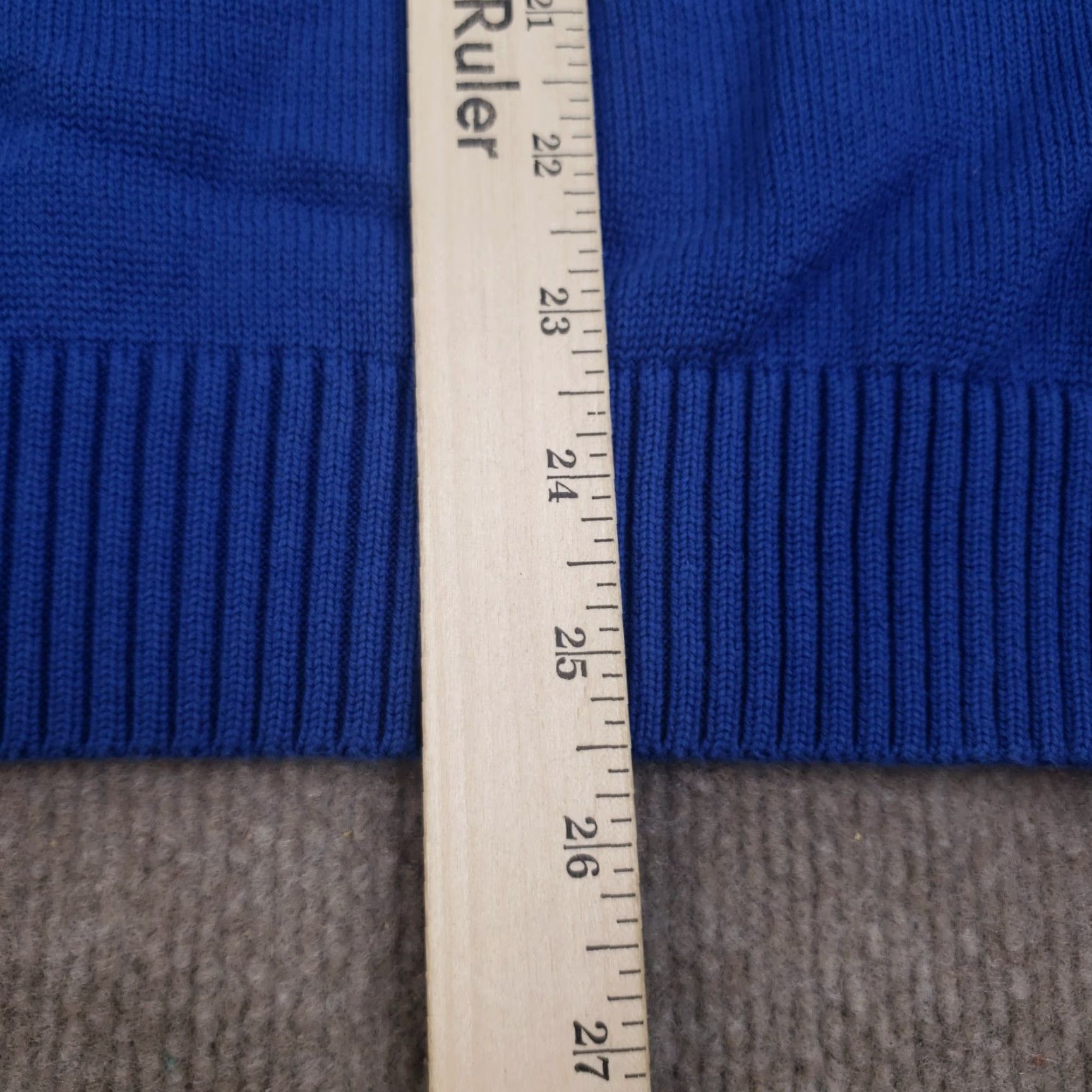 Brooks Brothers Brooks Brothers Mens Large Blue 1/4 Zip Long Sleeve Mock Neck Sweater Cotton Golf Walking Size US L / EU 52-54 / 3 - 4 Thumbnail
