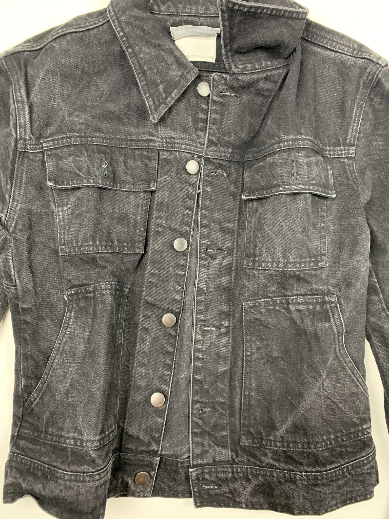 Gosha Rubchinskiy RARE Gosha Rubchinskiy AW12 denim jacket Size US S / EU 44-46 / 1 - 3 Thumbnail