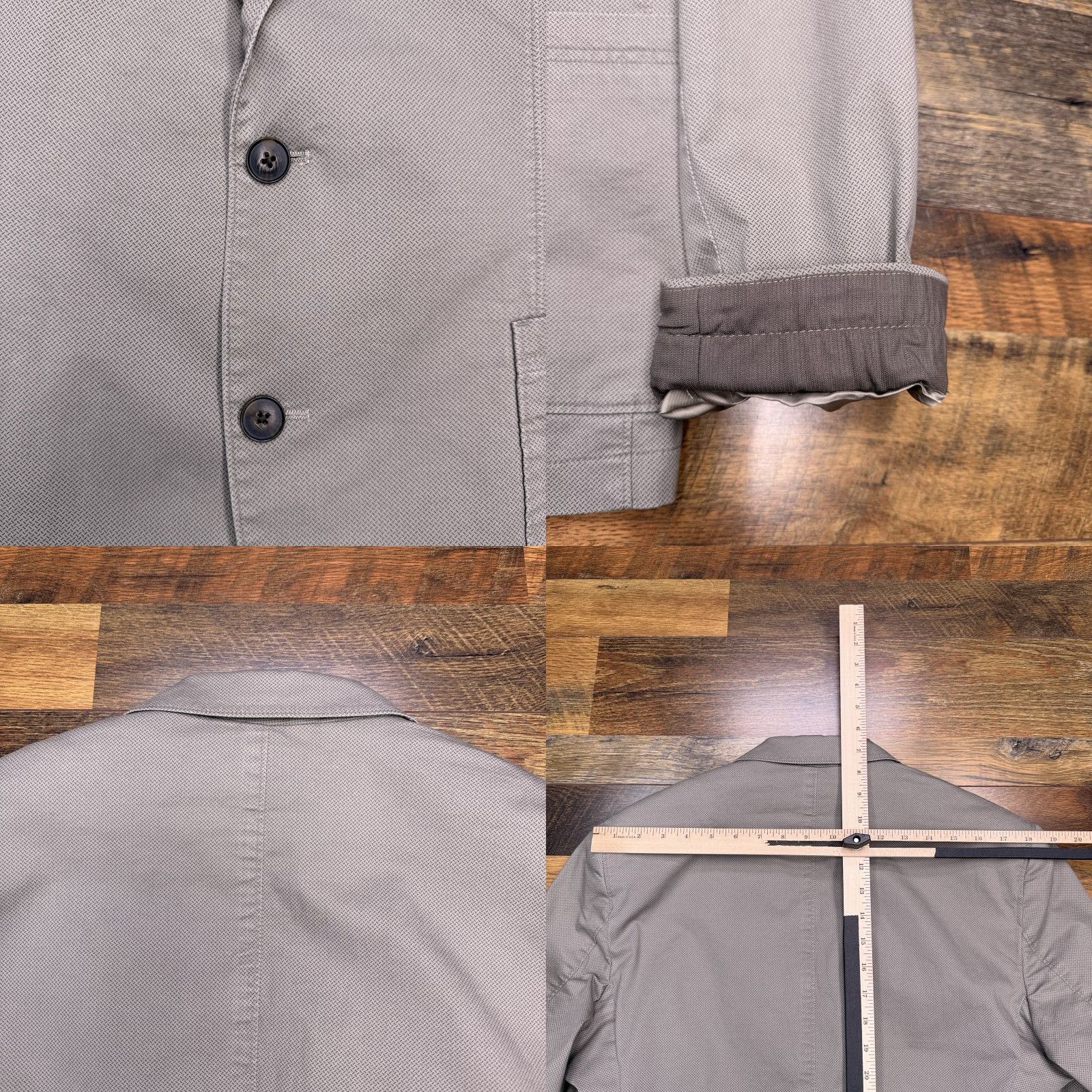 Johnston & Murphy Johnston Murphy Sport Coat Medium Tan Stretch Blazer Size 40R - 8 Thumbnail