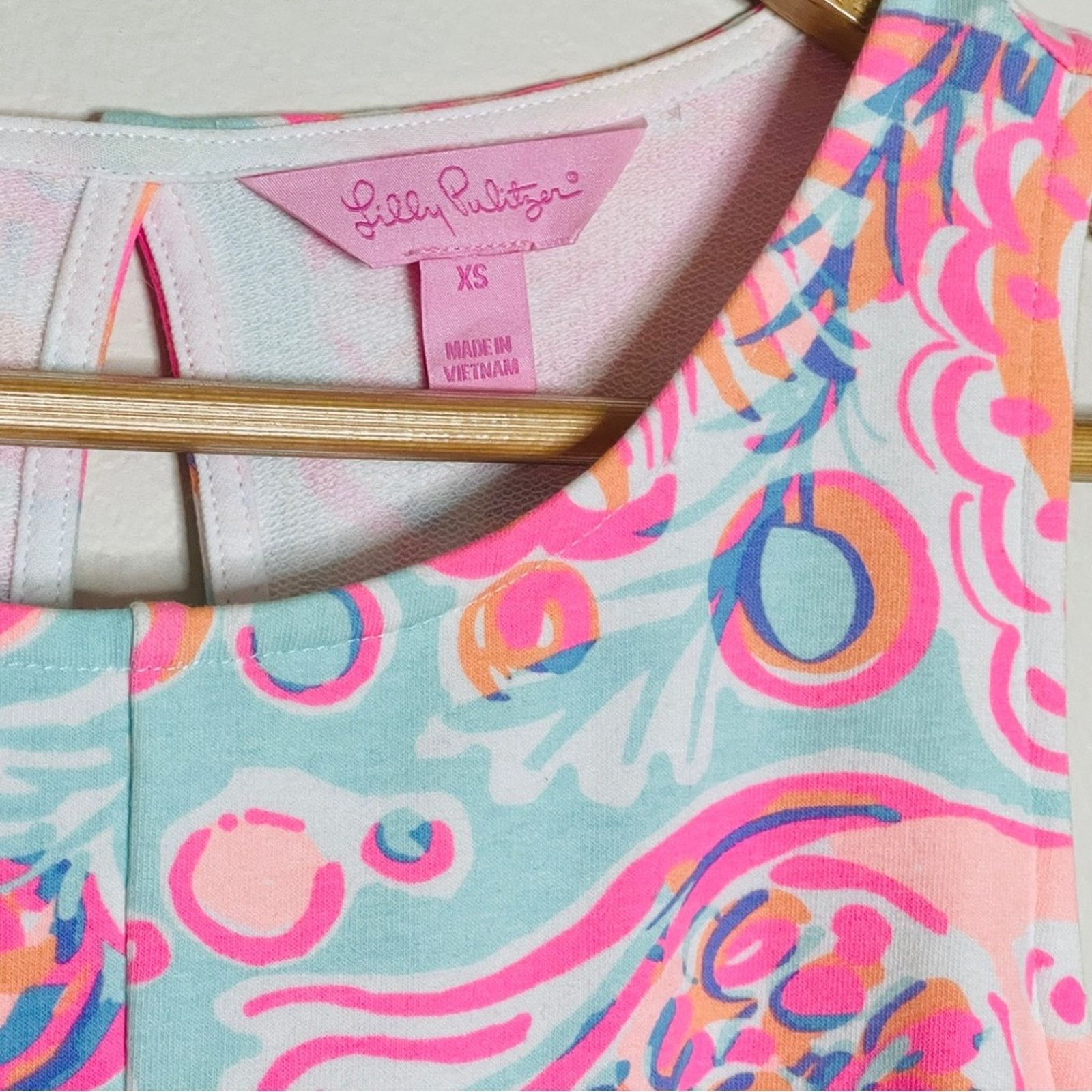 Lilly Pulitzer LILLY PULITZER Felicity Too Much Bubbly Print Dress Size XS / US 0-2 / IT 36-38 - 6 Thumbnail