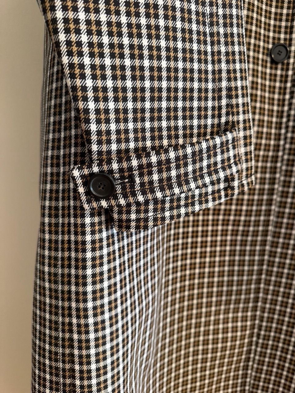 Courreges Courreges Oversized Drop Shoulder Check Coat Size US M / EU 48-50 / 2 - 3 Thumbnail