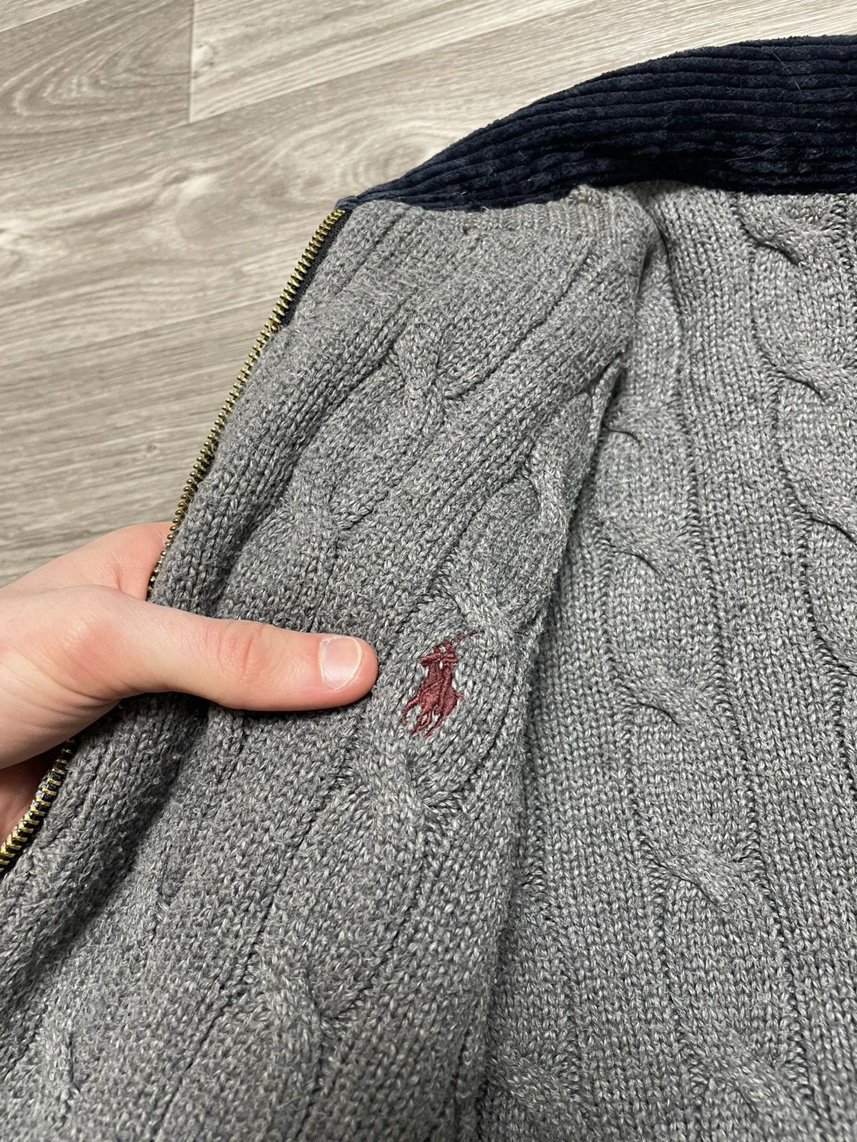 Carhartt Bespoke Carhartt J97 Detroit Jacket w/ RL Cable Knit Lining Size US S / EU 44-46 / 1 - 7 Thumbnail