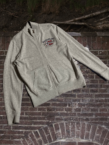 Napapijri × Vintage 💥Offers💥Napapijri Vintage Y2K Sweatshirt Zip Rare Hype Size US L / EU 52-54 / 3 - 1 Thumbnail