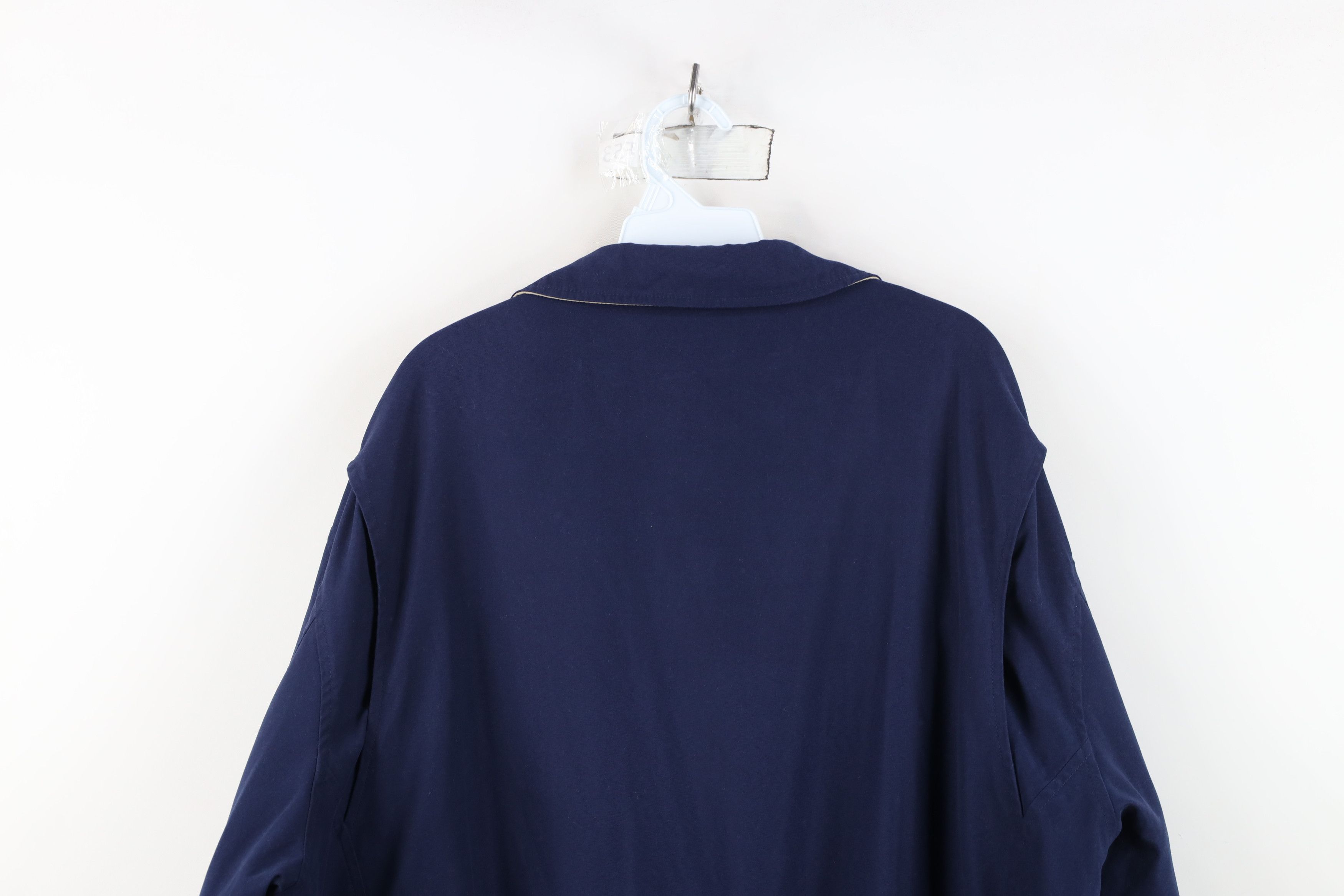 Ralph Lauren Vintage 90s Ralph Lauren Microfiber Bomber Jacket Navy Blue Size US XL / EU 56 / 4 - 14 Thumbnail