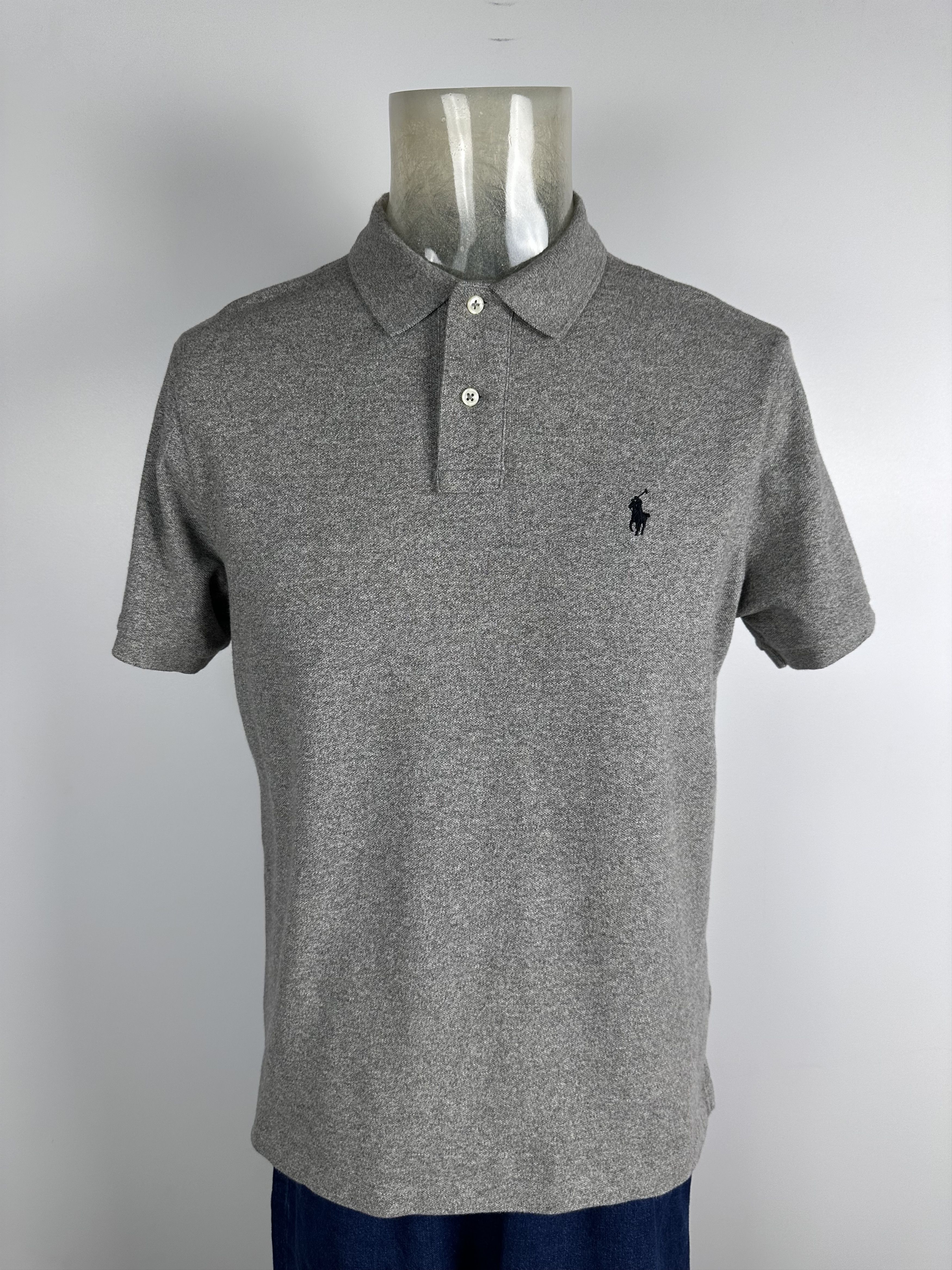 Polo Ralph Lauren Polo Ralph Lauren Polo Shirt Custom Slim Fit Gray Size L Size US L / EU 52-54 / 3 - 1 Thumbnail