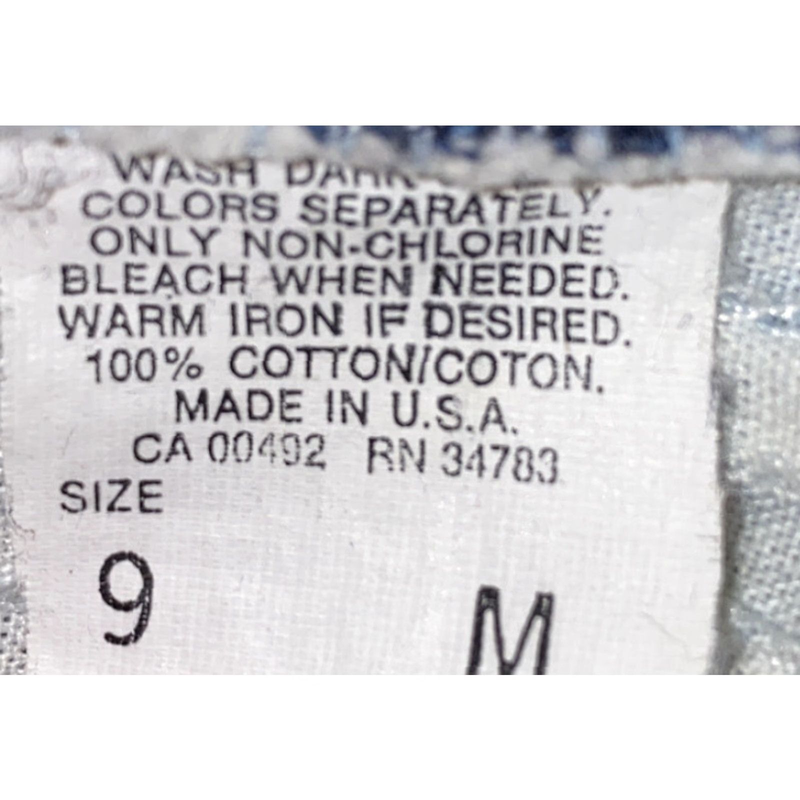 Lee Lee Womens Light Wash Zip Fly Denim Jeans Size 9M USA Made - Regular, 26 in x 29 in, Blue, Cotton, Denim, Jeans, Women, Zip Fly, Light Wash Size 26" / US 2 / IT 38 - 5 Thumbnail