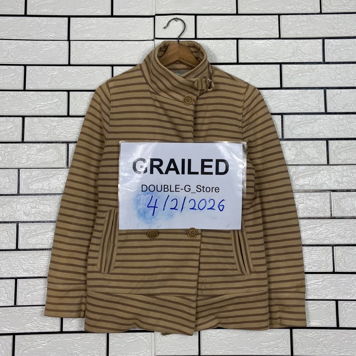 Japanese Brand 📌Vintage Striped Cardigan Bomber Boston Nine Issey Miyake Size US M / EU 48-50 / 2 - 1 Thumbnail