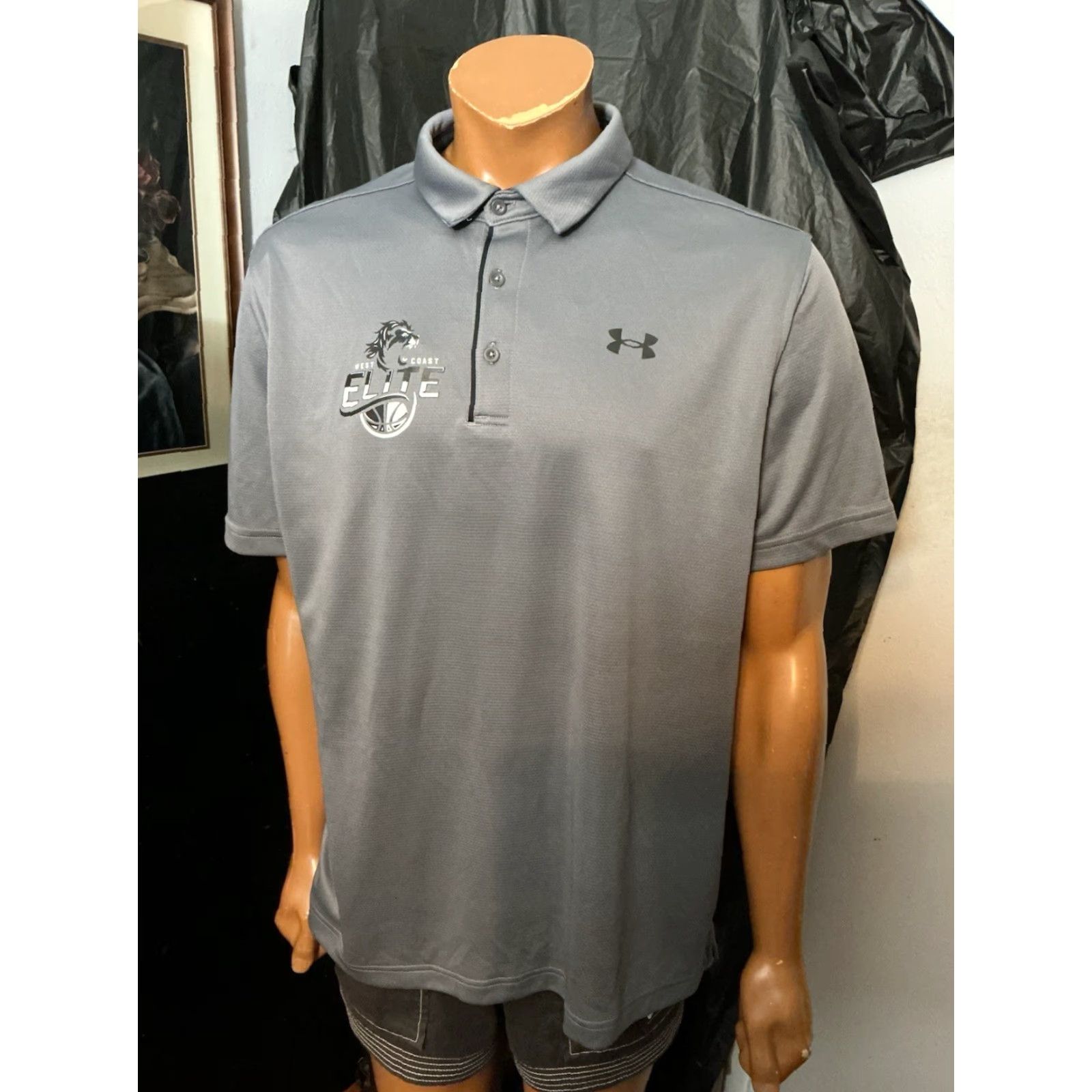 Under Armour Under Armour West Coast Elite UAA Basketball AAU Circuit Team Polo Shirt XL Size US XL / EU 56 / 4 - 6 Thumbnail