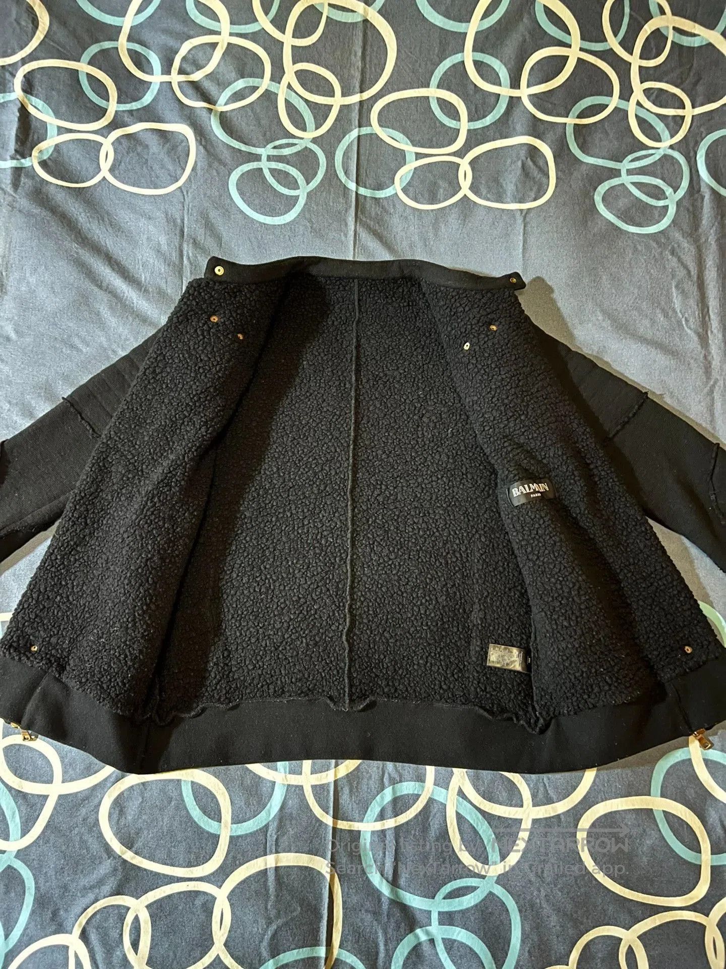 Balmain Balmain Gold Label Lamb Fur Zip Rivet Jacket. Size US XL / EU 56 / 4 - 3 Thumbnail