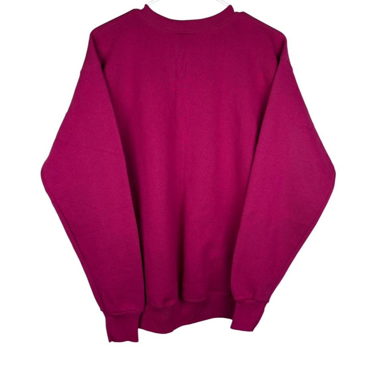 Vintage Vintage 90s Purple Made In USA Crewneck Sweatshirt Size US M / EU 48-50 / 2 - 2 Thumbnail