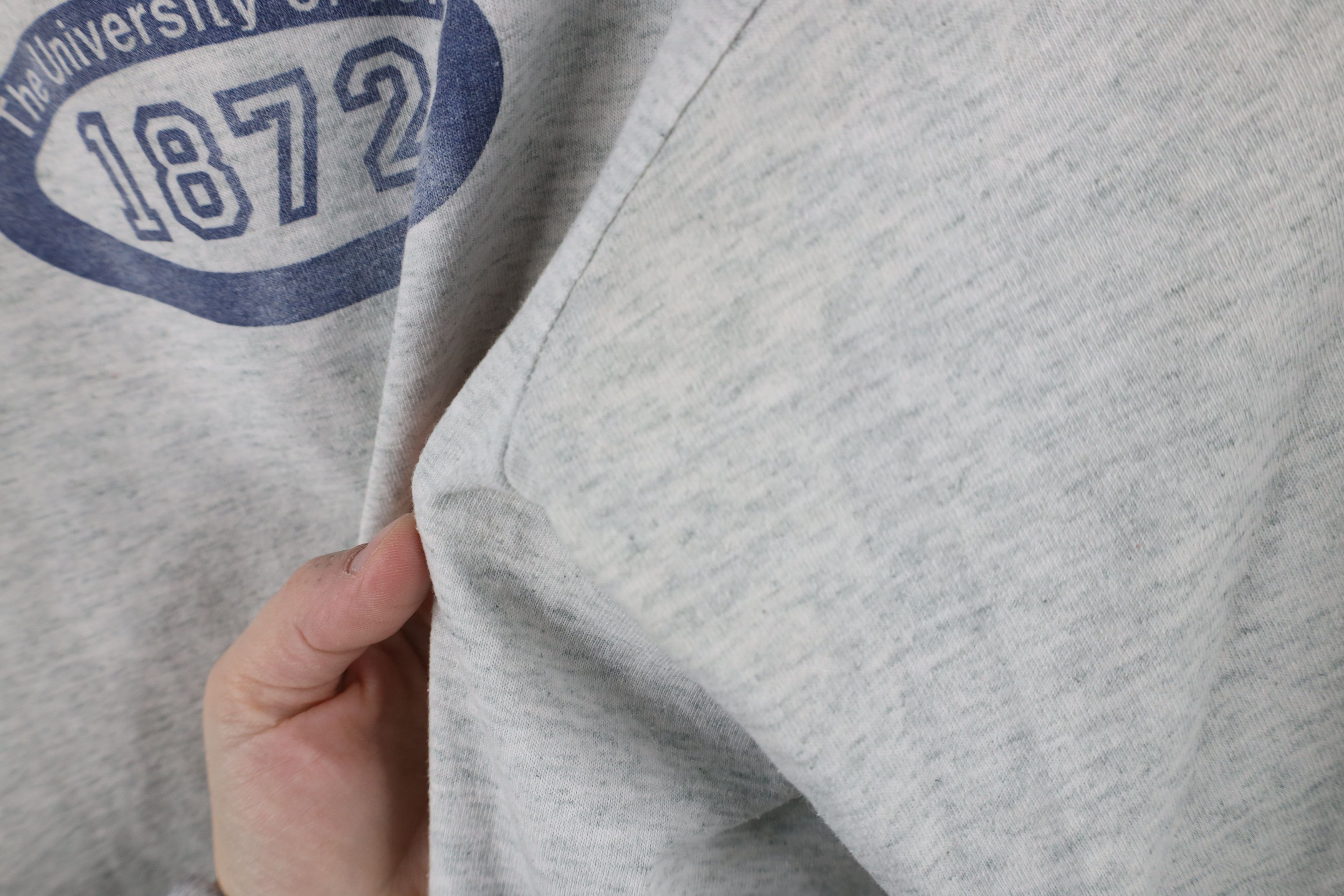 Vintage Vintage 90s University of Toledo Long Sleeve T-Shirt Gray Size US L / EU 52-54 / 3 - 10 Thumbnail