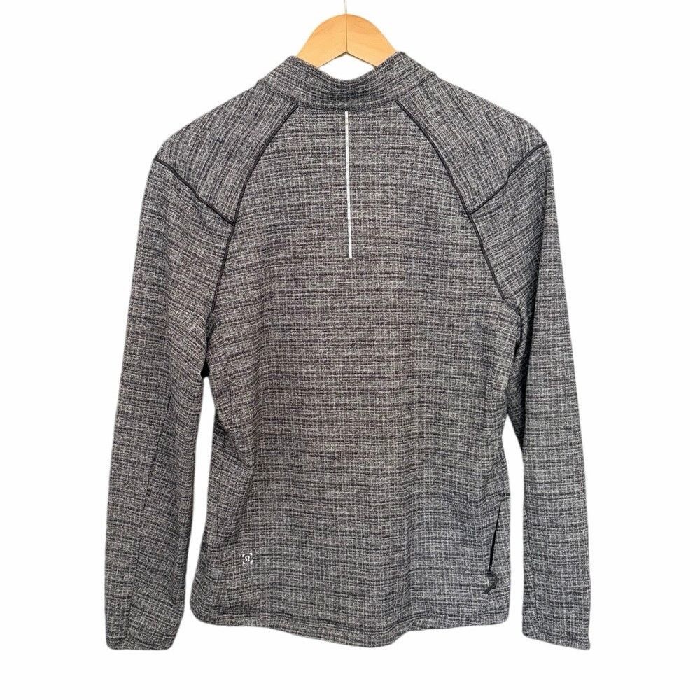 Lululemon Lululemon Surge Warm 1/2 Zip Pullover Heathered Black M3BJ8S Size US M / EU 48-50 / 2 - 3 Thumbnail