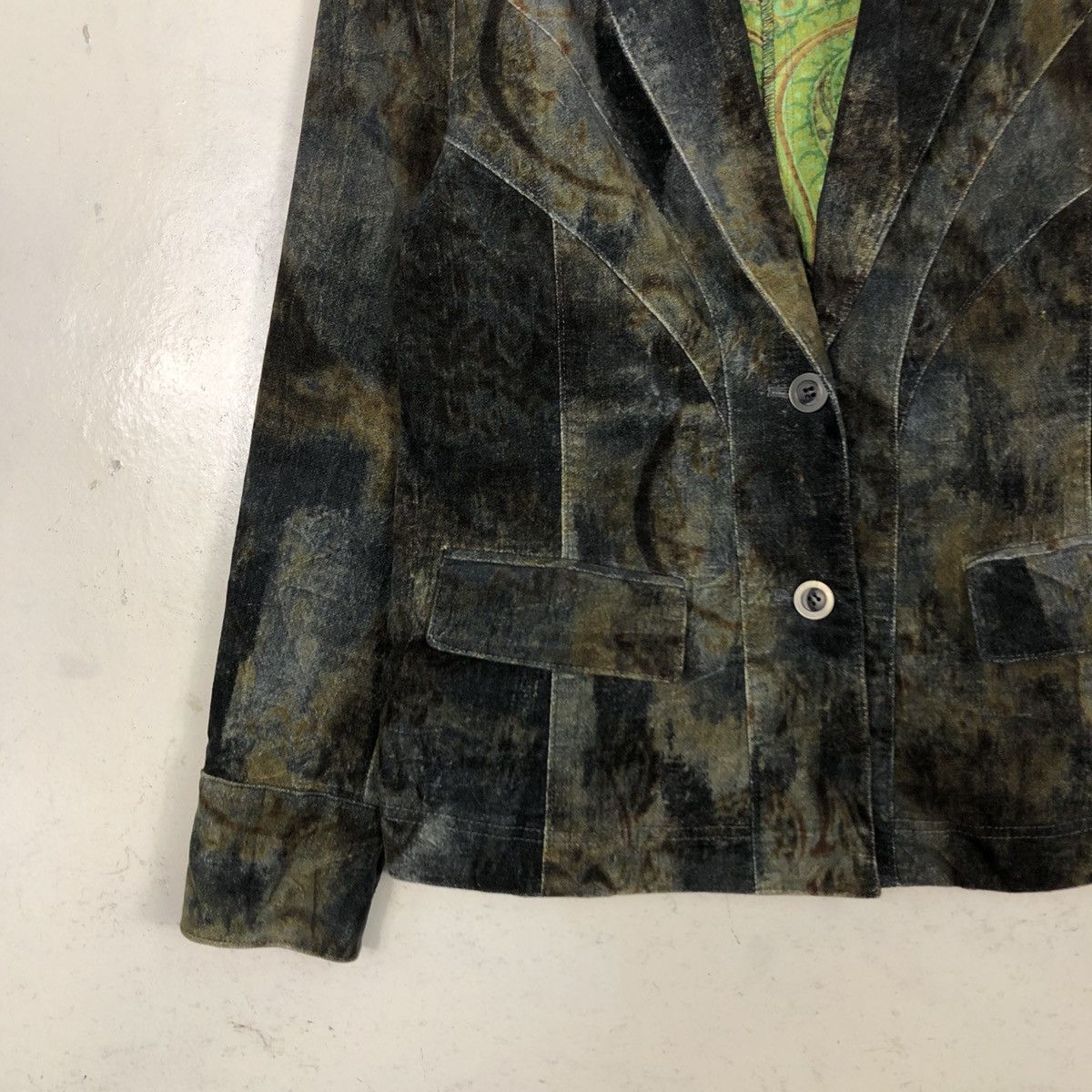 Japanese Brand 📌Vintage Suede Leather Jacket Montsoie Blanket Issey Miyake Size US M / EU 48-50 / 2 - 6 Thumbnail