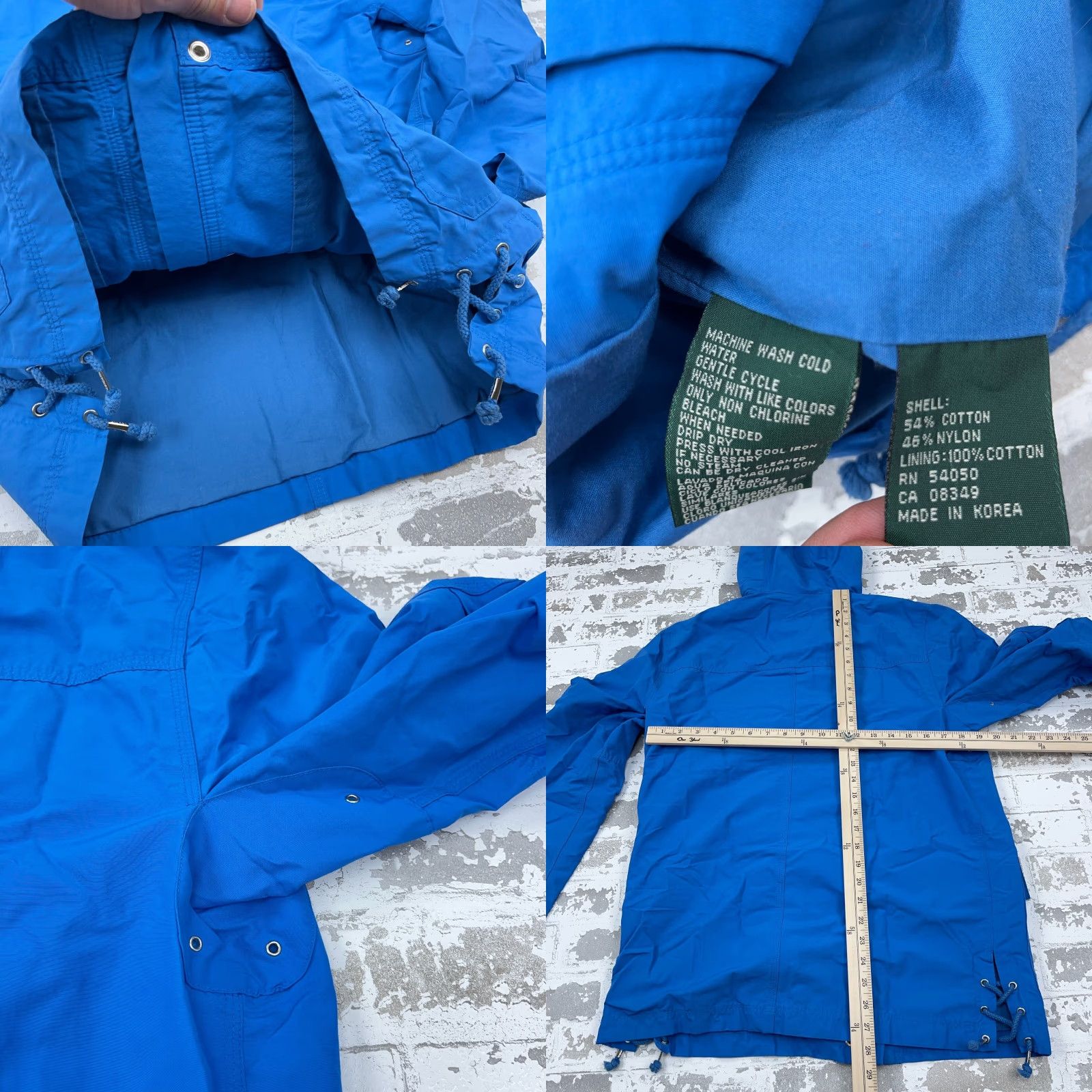 Ralph Lauren VINTAGE Lauren Ralph Lauren Jacket Women S Blue Rain Coat Windbreaker LRL VTG Y2K 90s City Nautical Preppy Tropical Shell USA Family? Size S / US 4 / IT 40 - 8 Thumbnail