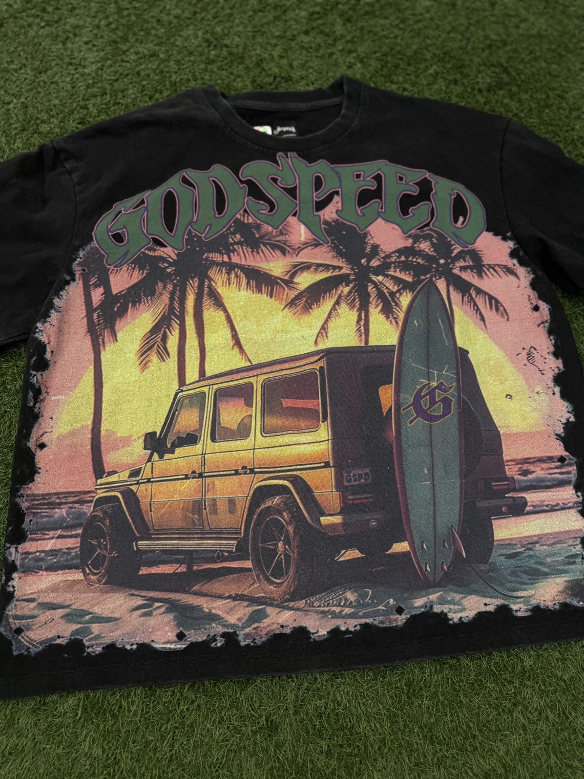 Godspeed Godspeed Black Miami G Wagon Tee Shirt Size M (NEW) Size US M / EU 48-50 / 2 - 2 Thumbnail